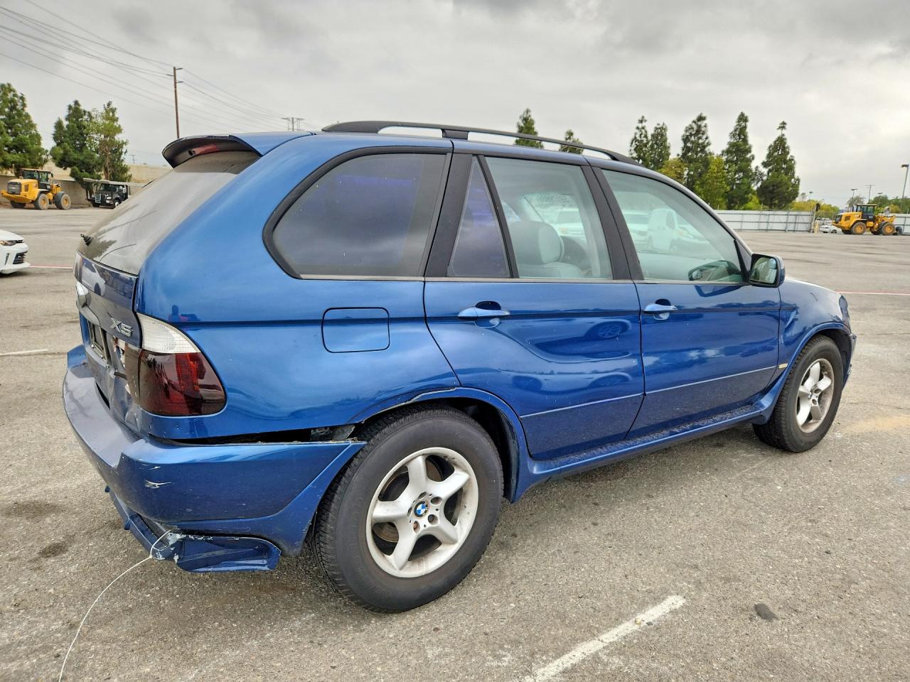 2002 Bmw X5 3.0i Синий vin: 5UXFA53582LP33005