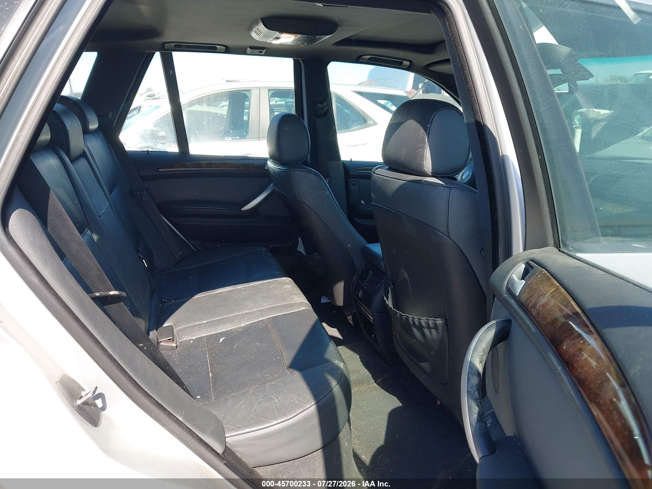 2002 Bmw X5 3.0i Silver vin: 5UXFA53582LP48930