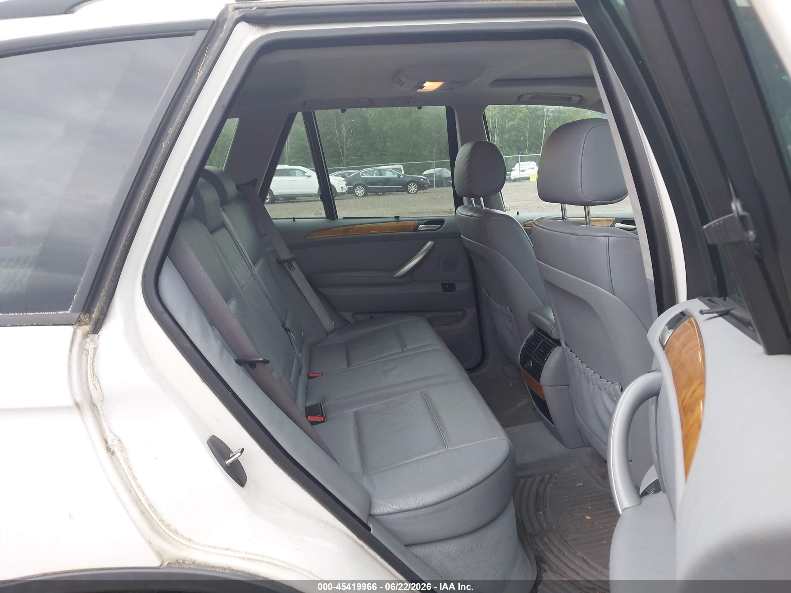 2003 Bmw X5 3.0i White vin: 5UXFA53583LH80846