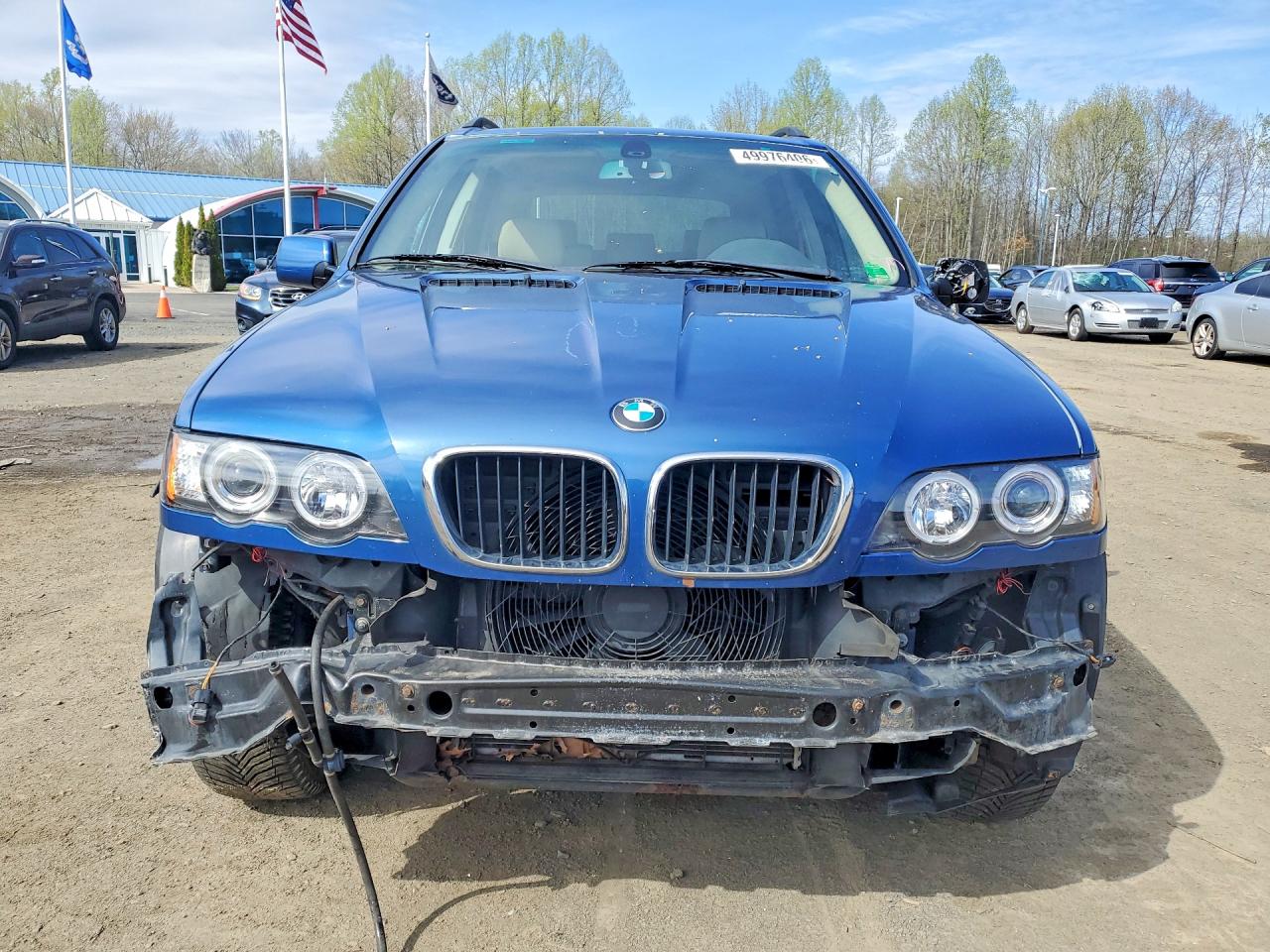 2003 Bmw X5 3.0i Blue vin: 5UXFA53593LP27294