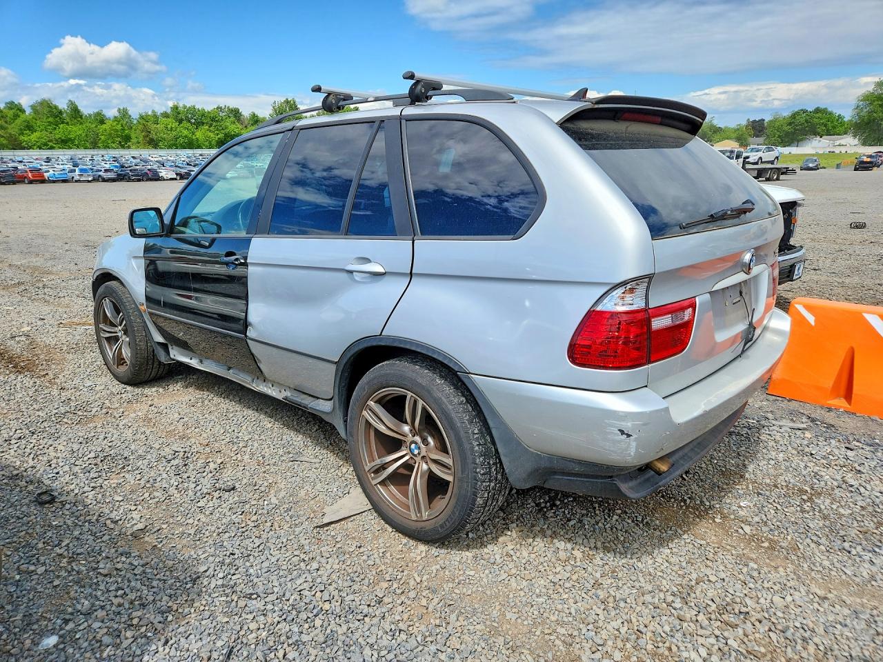 2003 Bmw X5 Silver vin: 5UXFA53593LW25350