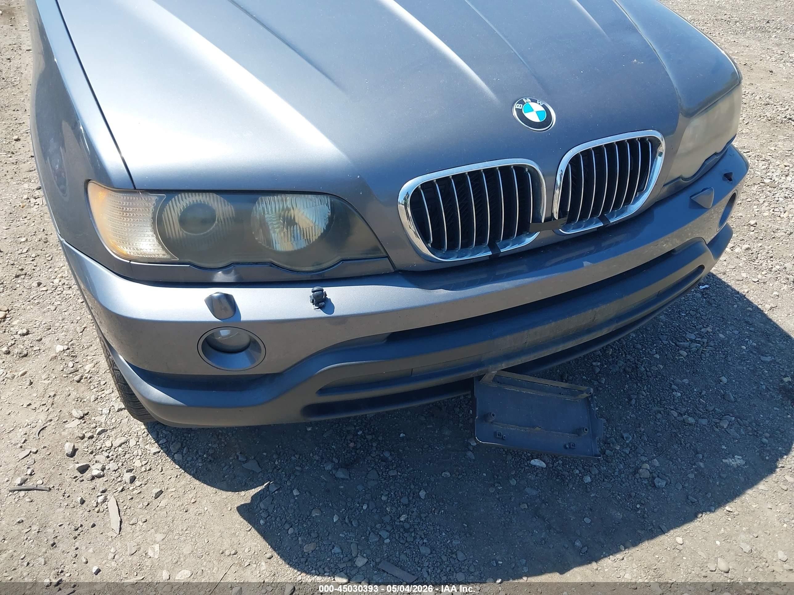 2003 Bmw X5 3.0i Серый vin: 5UXFA535X3LV95646