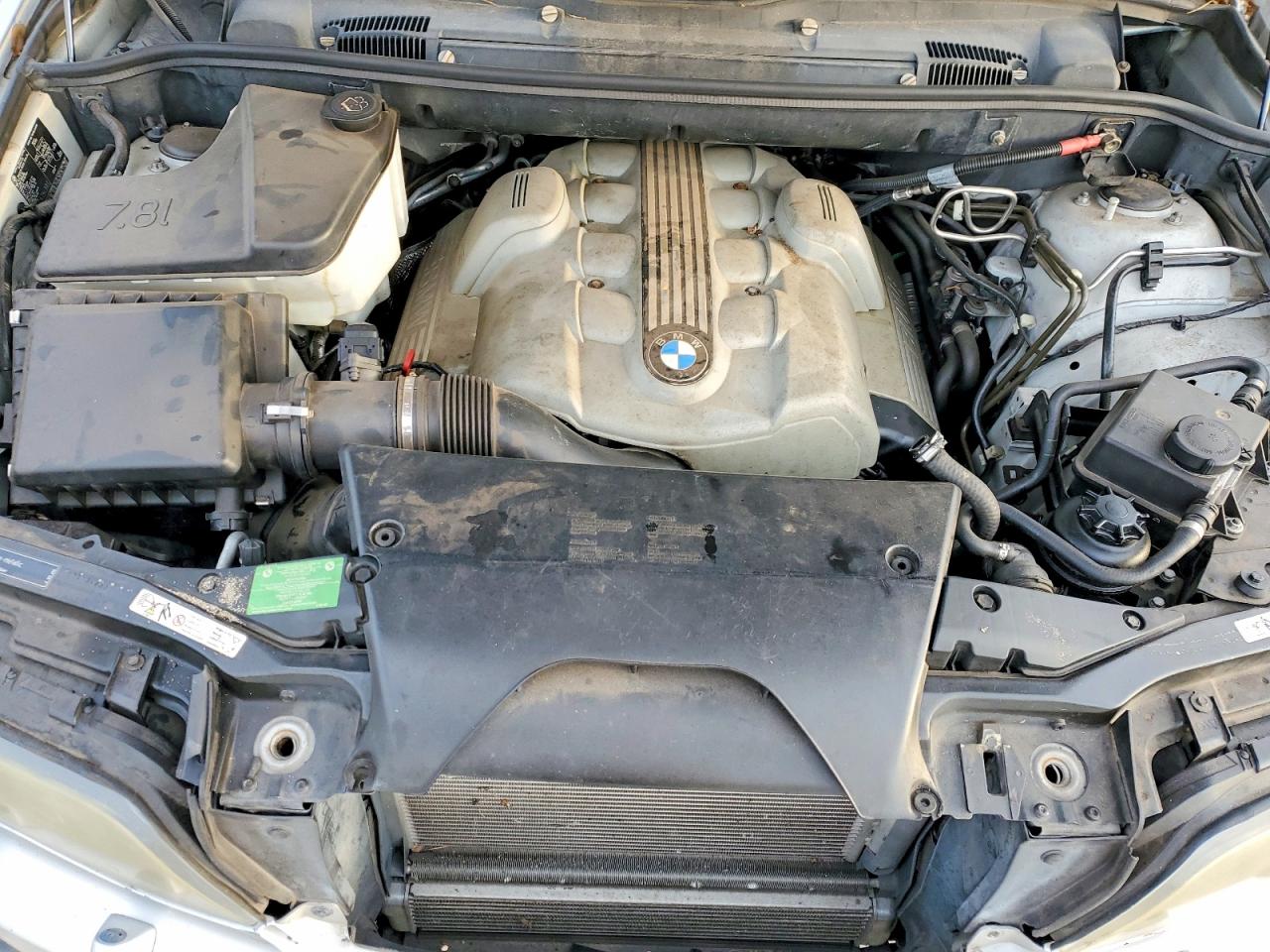 2005 Bmw X5 4.8is Silver vin: 5UXFA93505LE83452