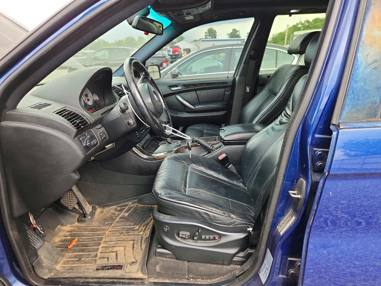2006 Bmw X5 4.8is Blue vin: 5UXFA93536LE84399