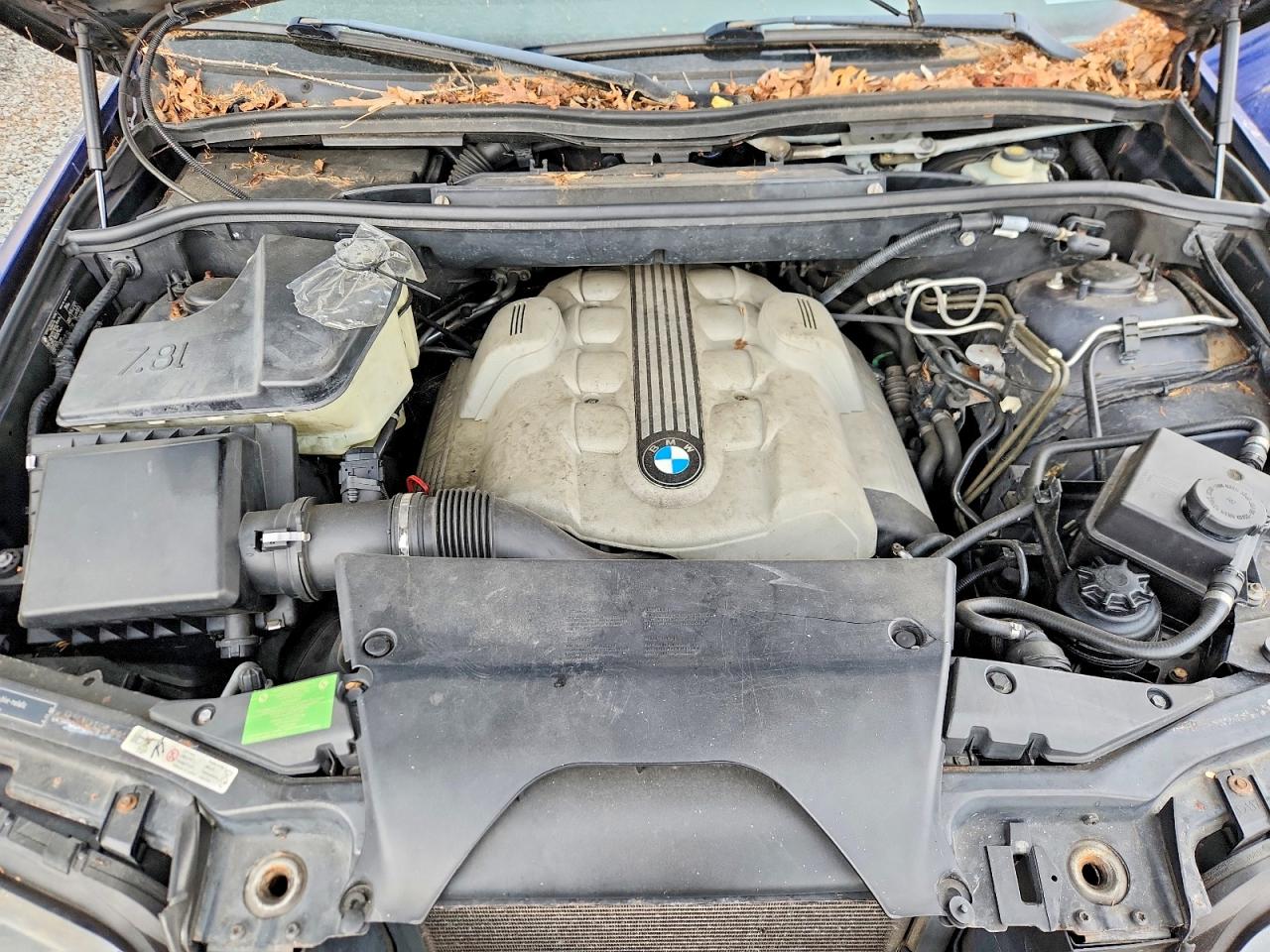 2006 Bmw X5 4.8is Blue vin: 5UXFA93536LE84399