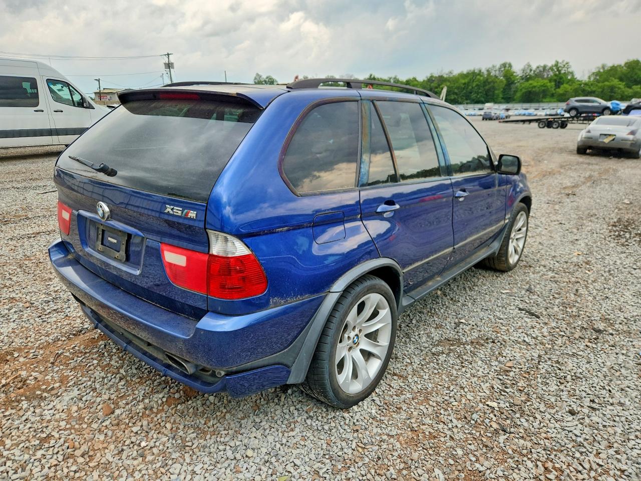 2006 Bmw X5 4.8is Blue vin: 5UXFA93536LE84399
