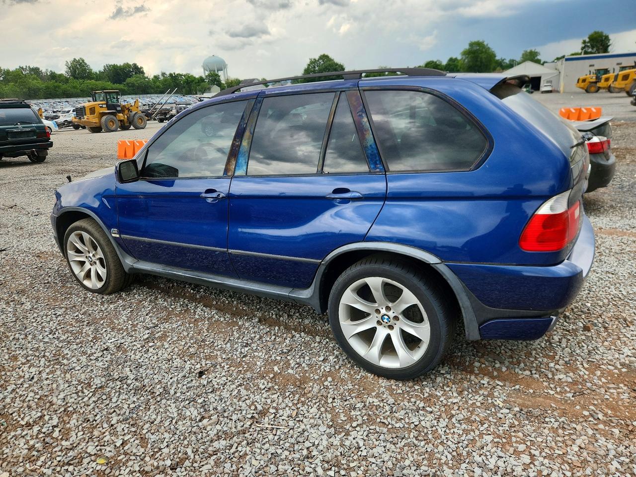 2006 Bmw X5 4.8is Blue vin: 5UXFA93536LE84399
