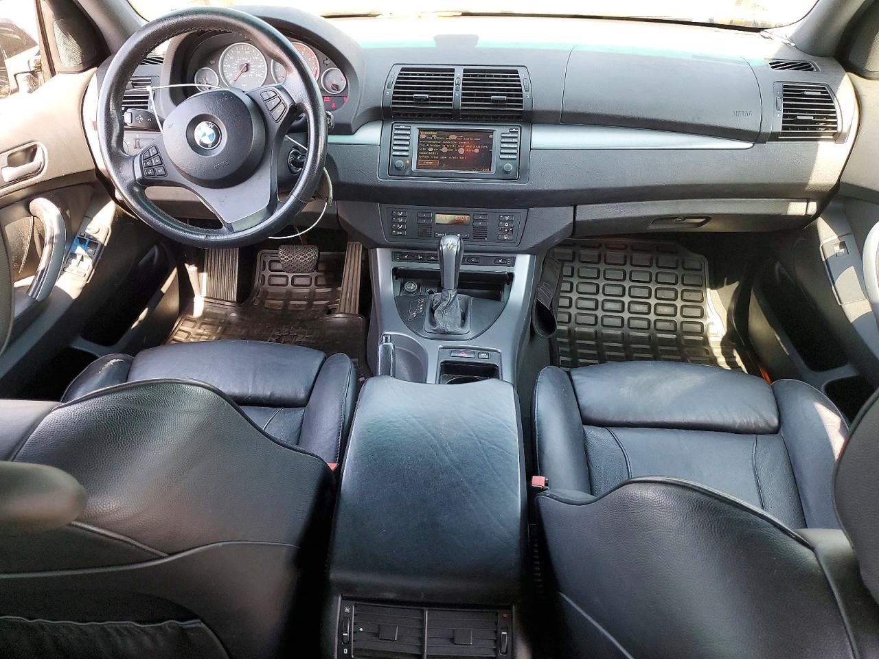 2004 Bmw X5 4.8is Black vin: 5UXFA93574LE81521