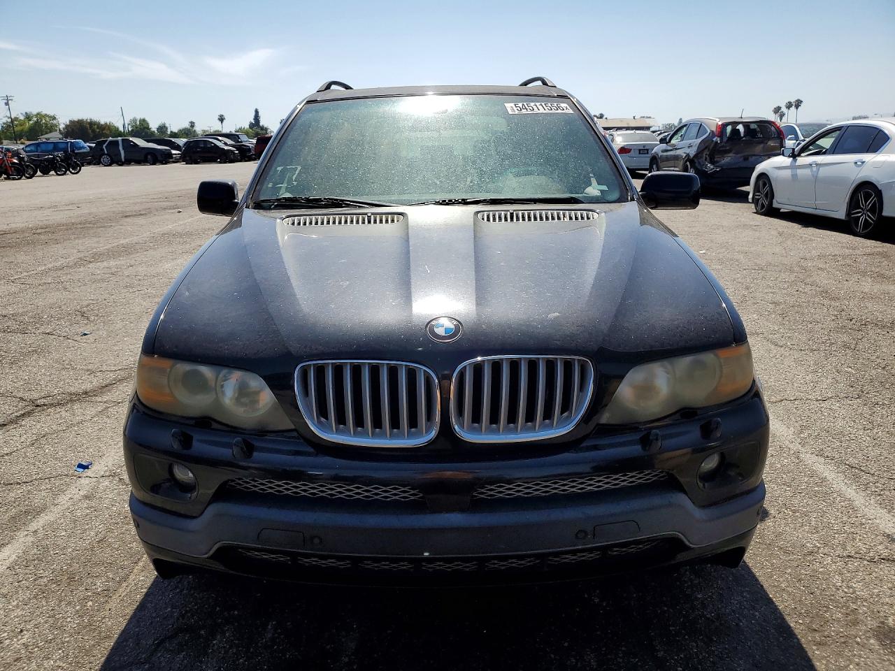 2004 Bmw X5 4.8is Black vin: 5UXFA93574LE81521