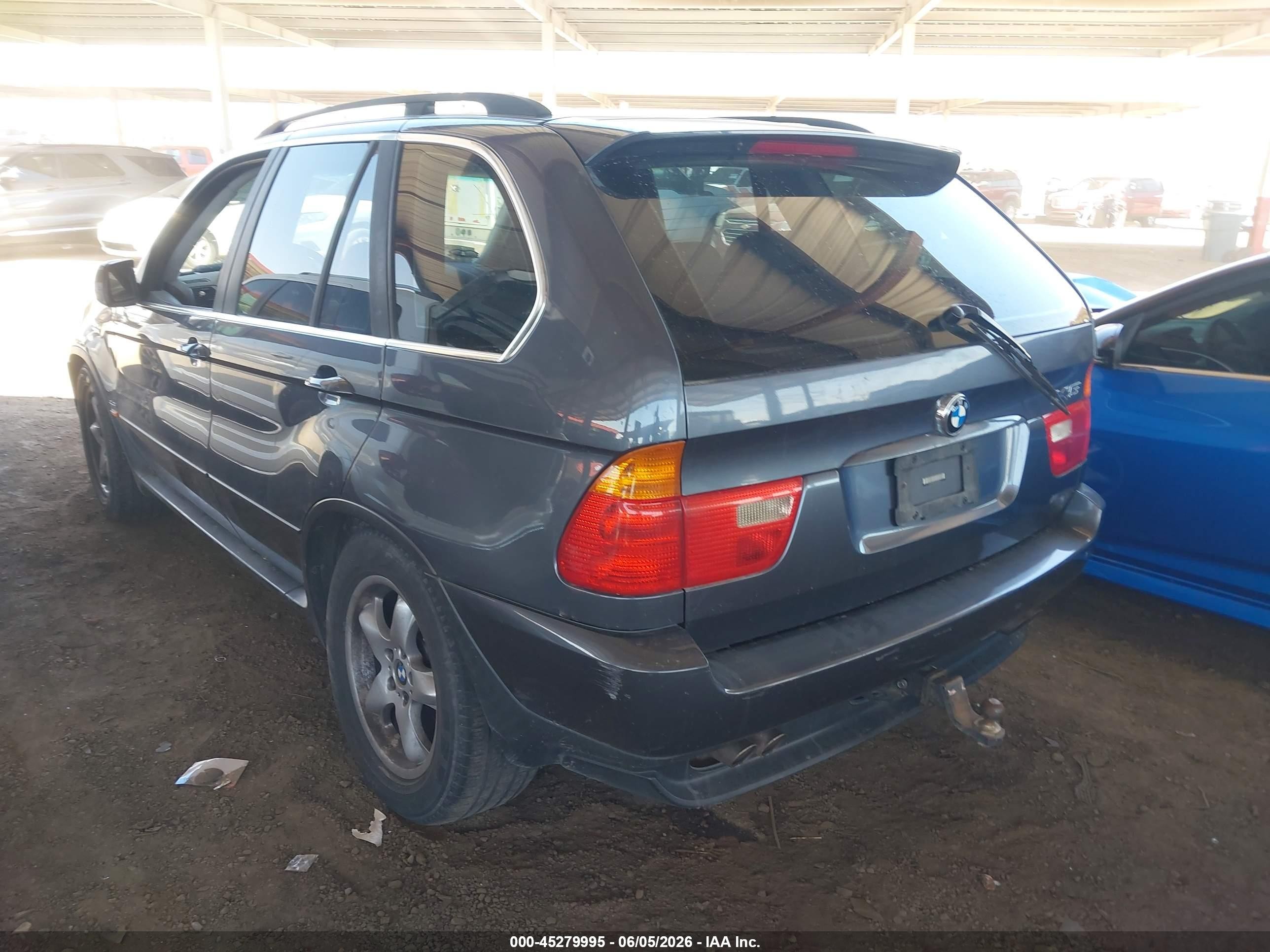 2003 Bmw X5 4.4i Black vin: 5UXFB33523LH42448