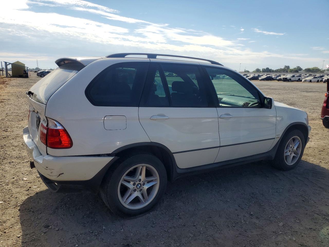 2002 Bmw X5 4.4i White vin: 5UXFB33532LH35619