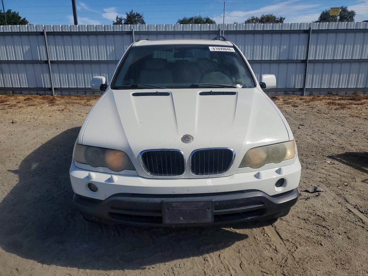 2002 Bmw X5 4.4i White vin: 5UXFB33532LH35619