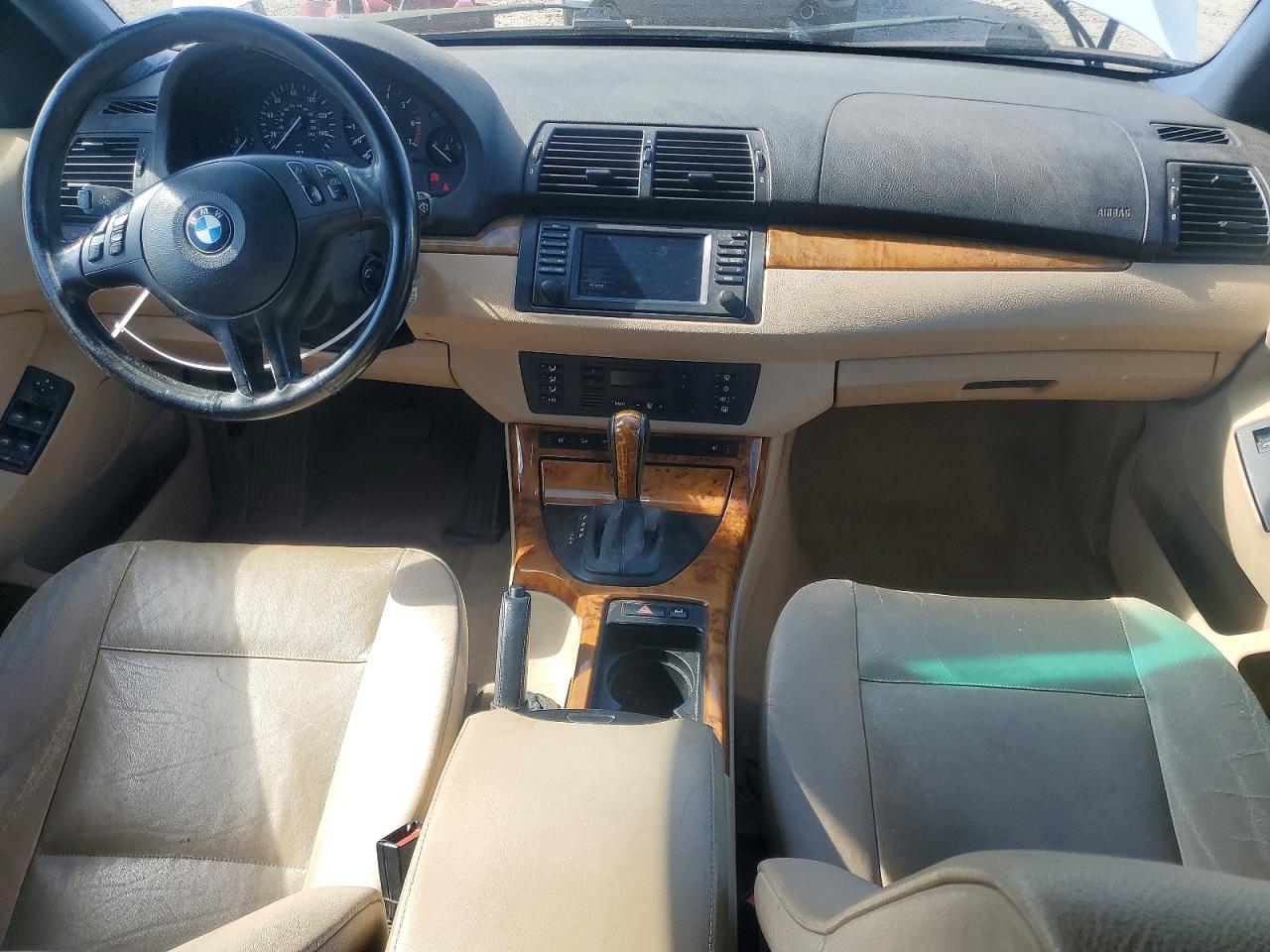 2002 Bmw X5 4.4i White vin: 5UXFB33532LH35619