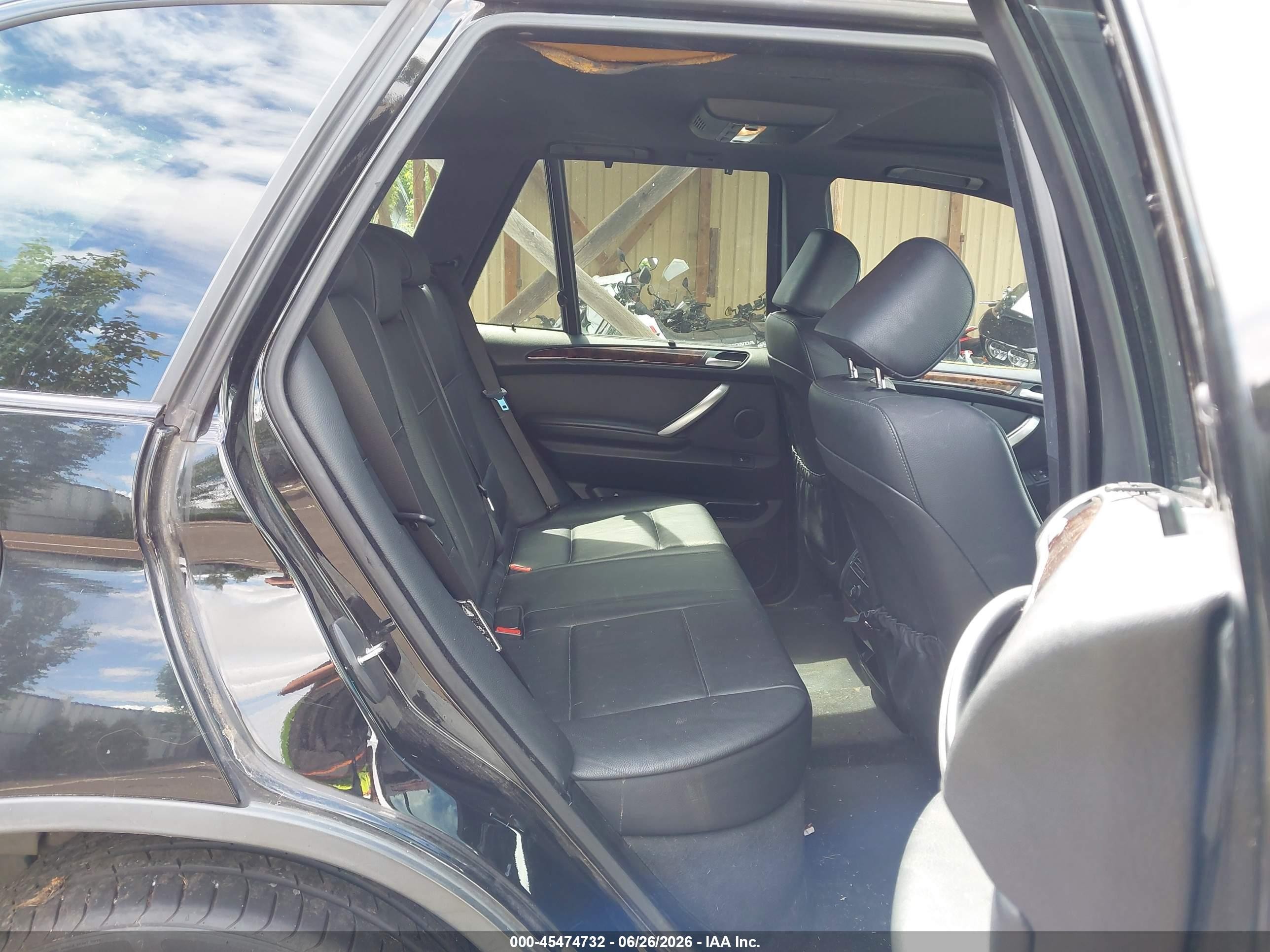 2003 Bmw X5 4.4i Черный vin: 5UXFB33583LH50019