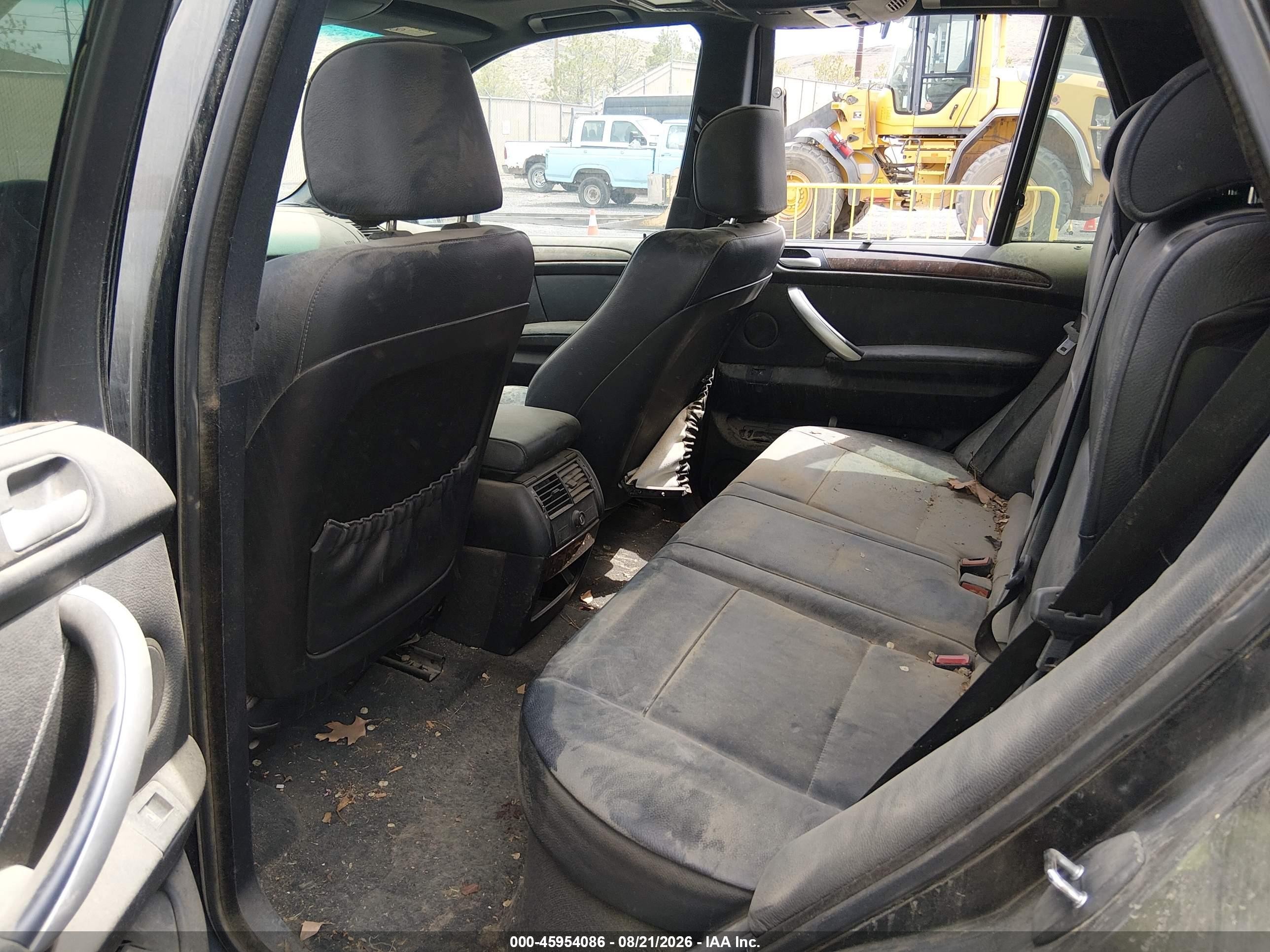 2003 Bmw X5 4.4i Black vin: 5UXFB33593LH45492