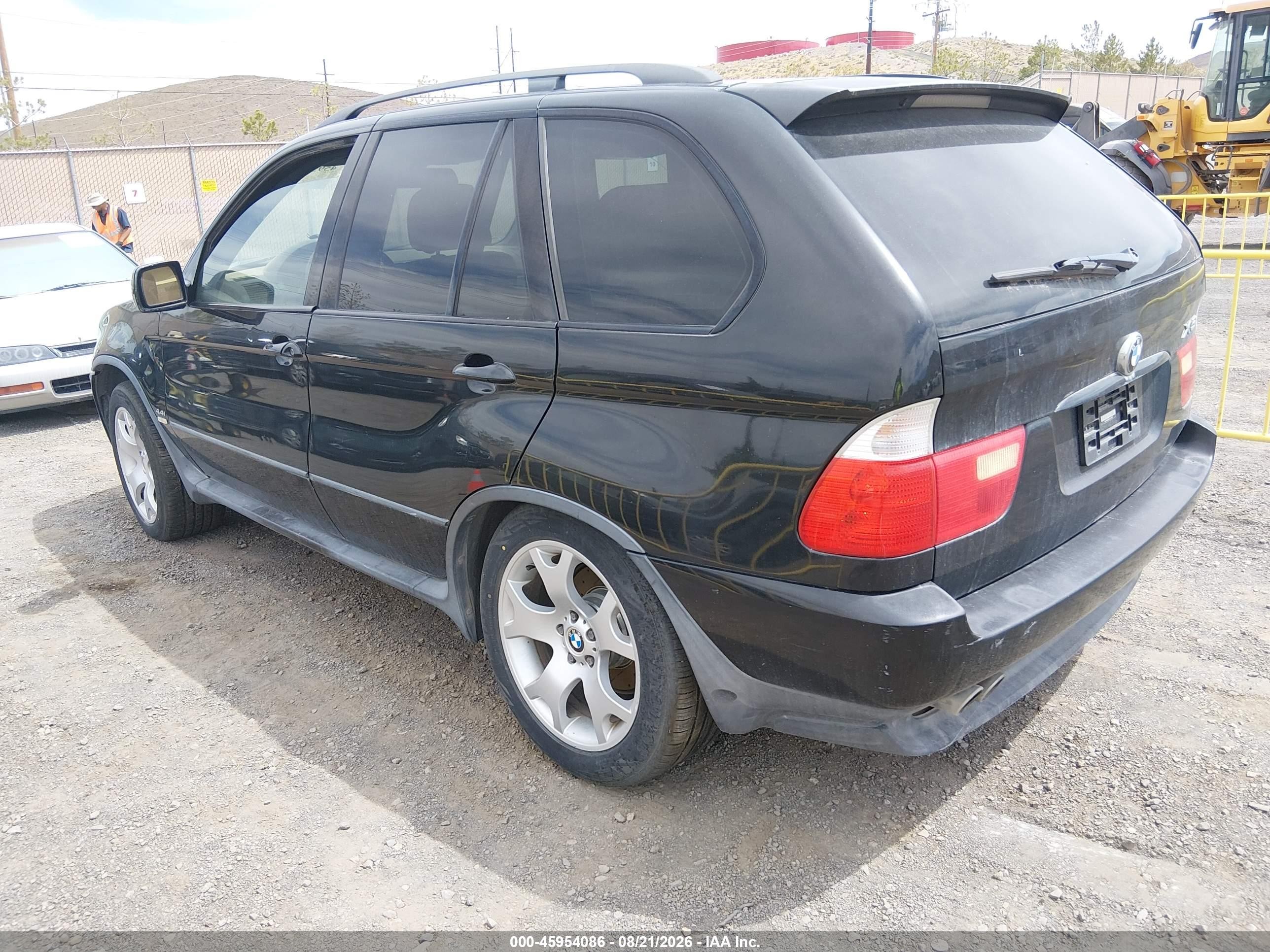 2003 Bmw X5 4.4i Black vin: 5UXFB33593LH45492