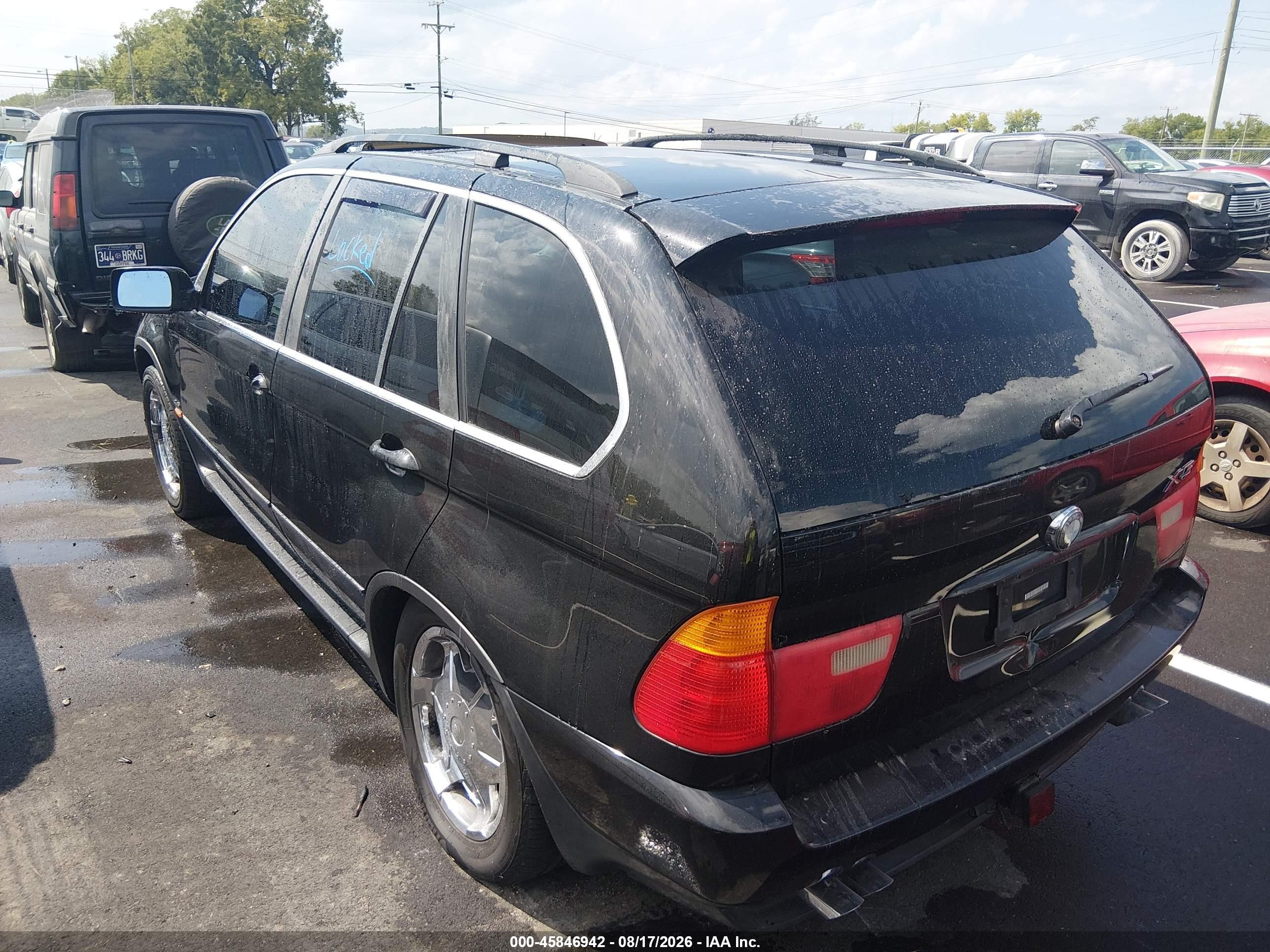 2002 Bmw X5 4.4i Silver vin: 5UXFB335X2LH37383