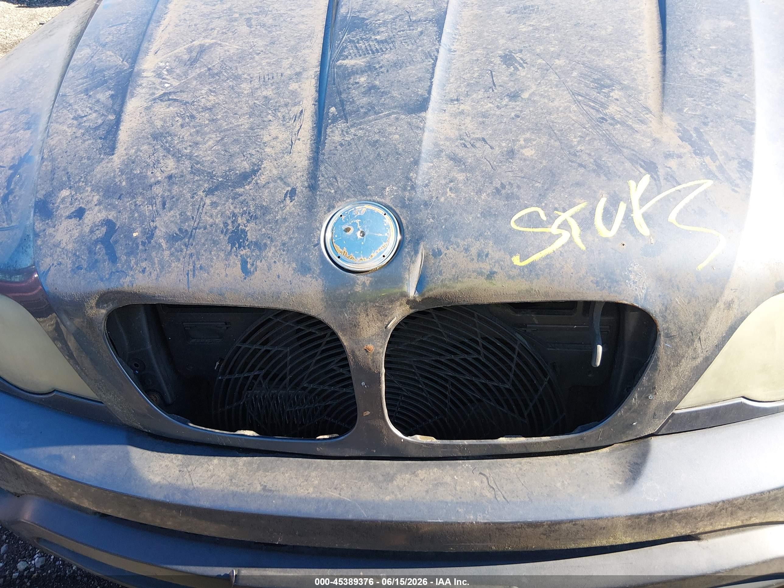 2003 Bmw X5 4.4i Dark Blue vin: 5UXFB335X3LH48899