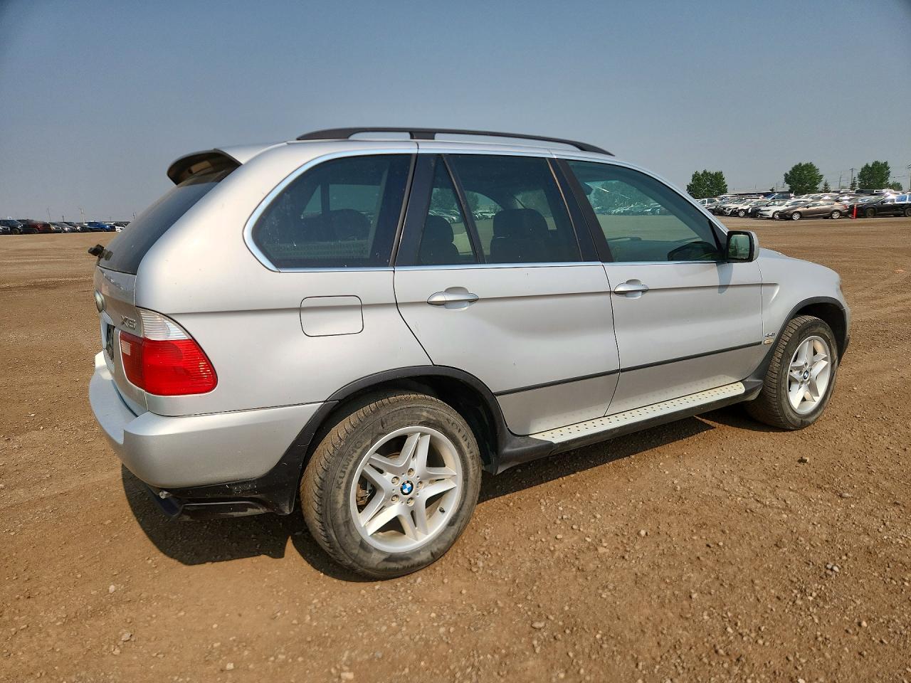 2005 Bmw X5 4.4i Silver vin: 5UXFB53545LV10672