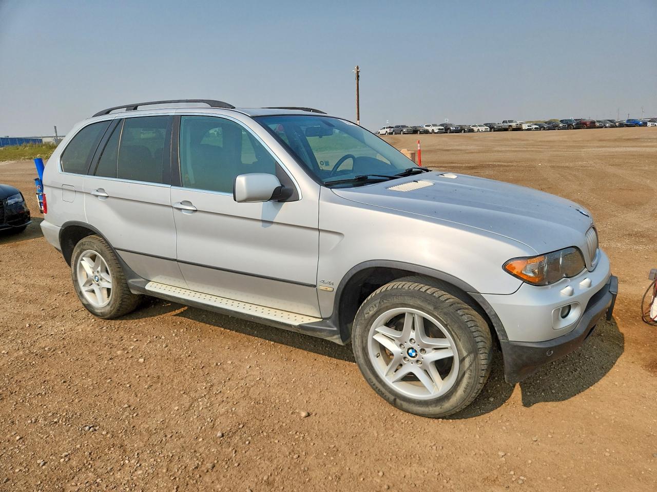 2005 Bmw X5 4.4i Silver vin: 5UXFB53545LV10672