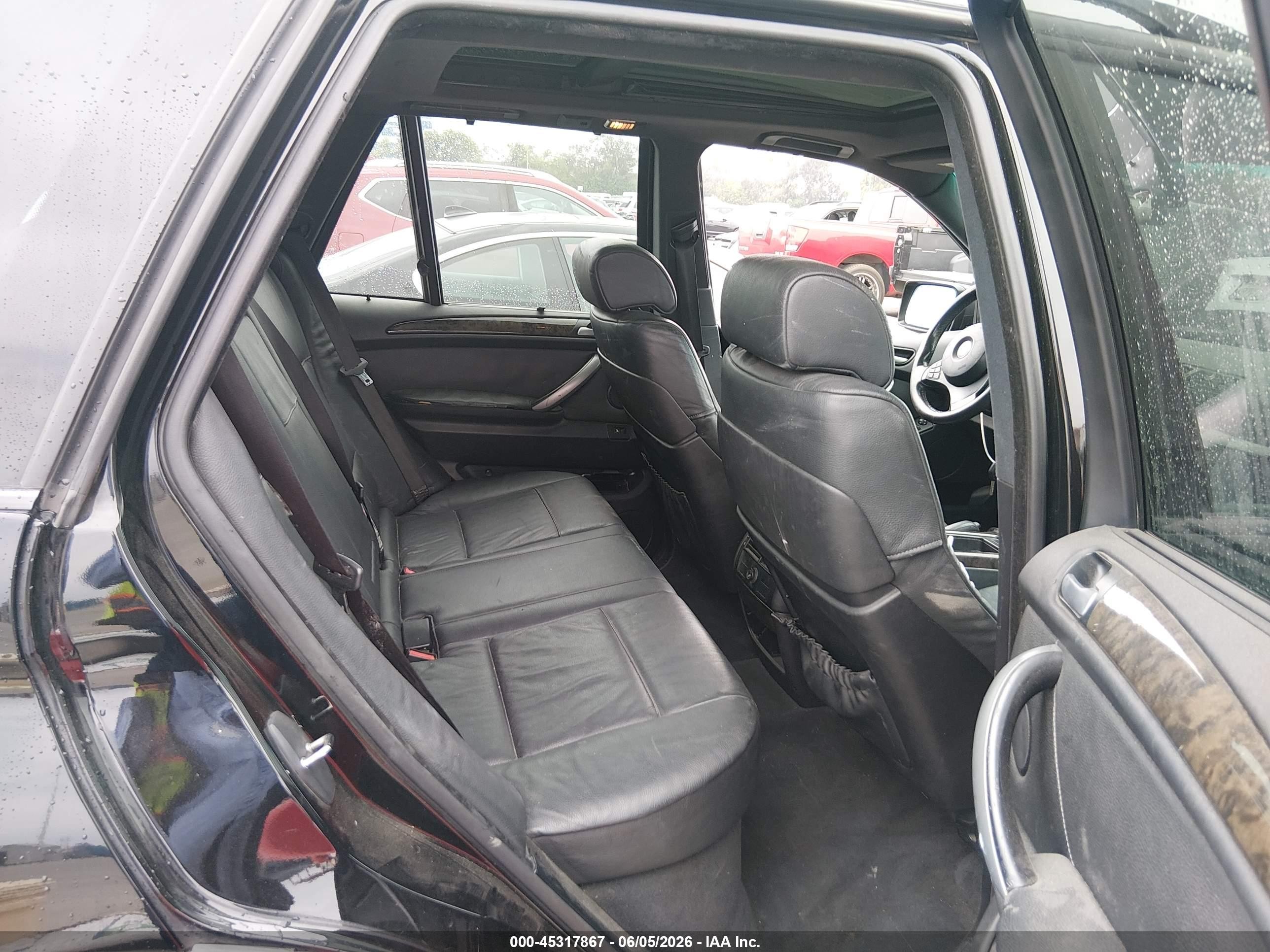 2005 Bmw X5 4.4i Черный vin: 5UXFB53545LV19288