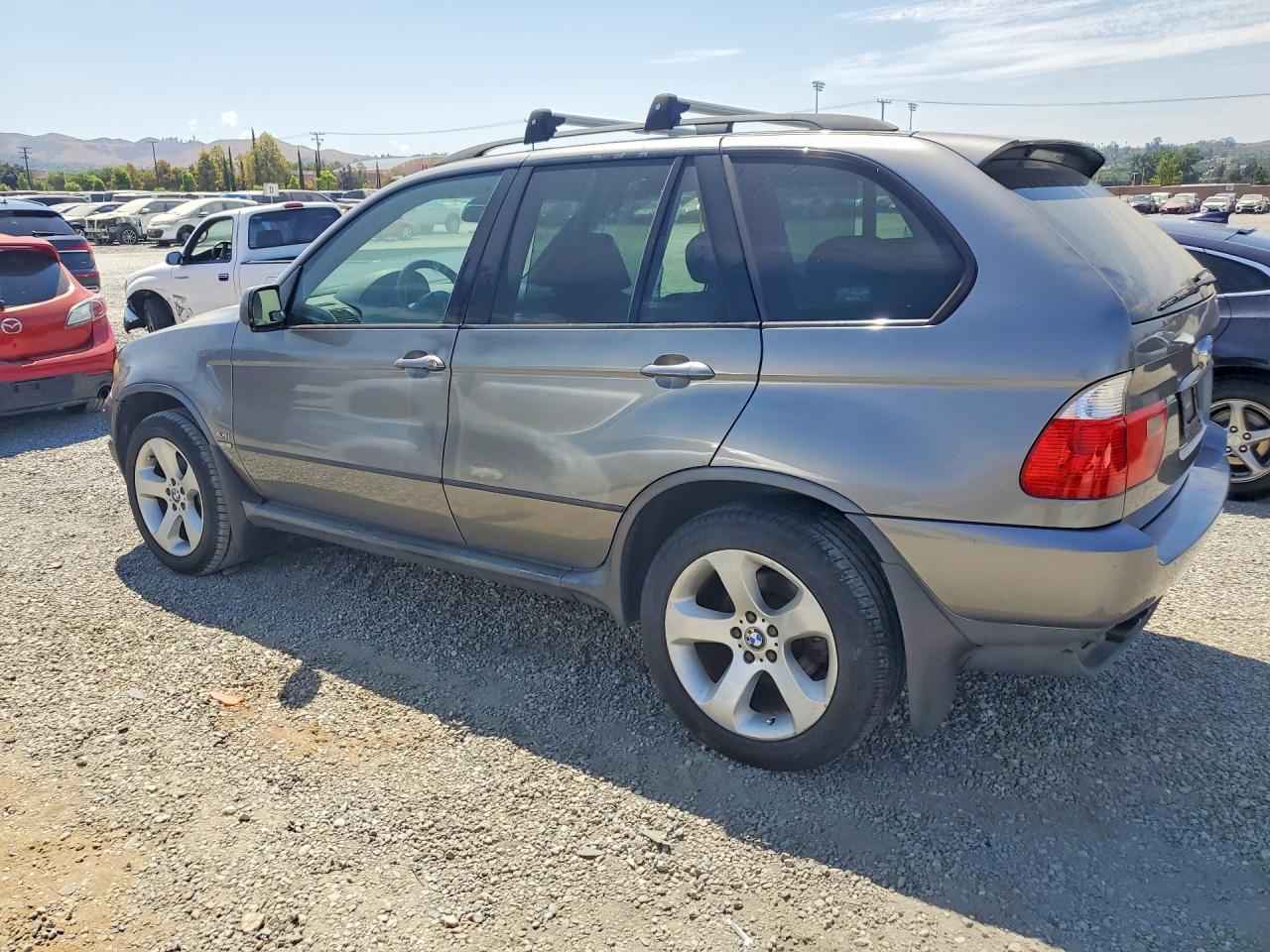 2005 Bmw X5 4.4i Gray vin: 5UXFB53555LV10664