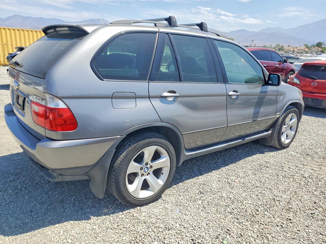 2005 Bmw X5 4.4i Gray vin: 5UXFB53555LV10664