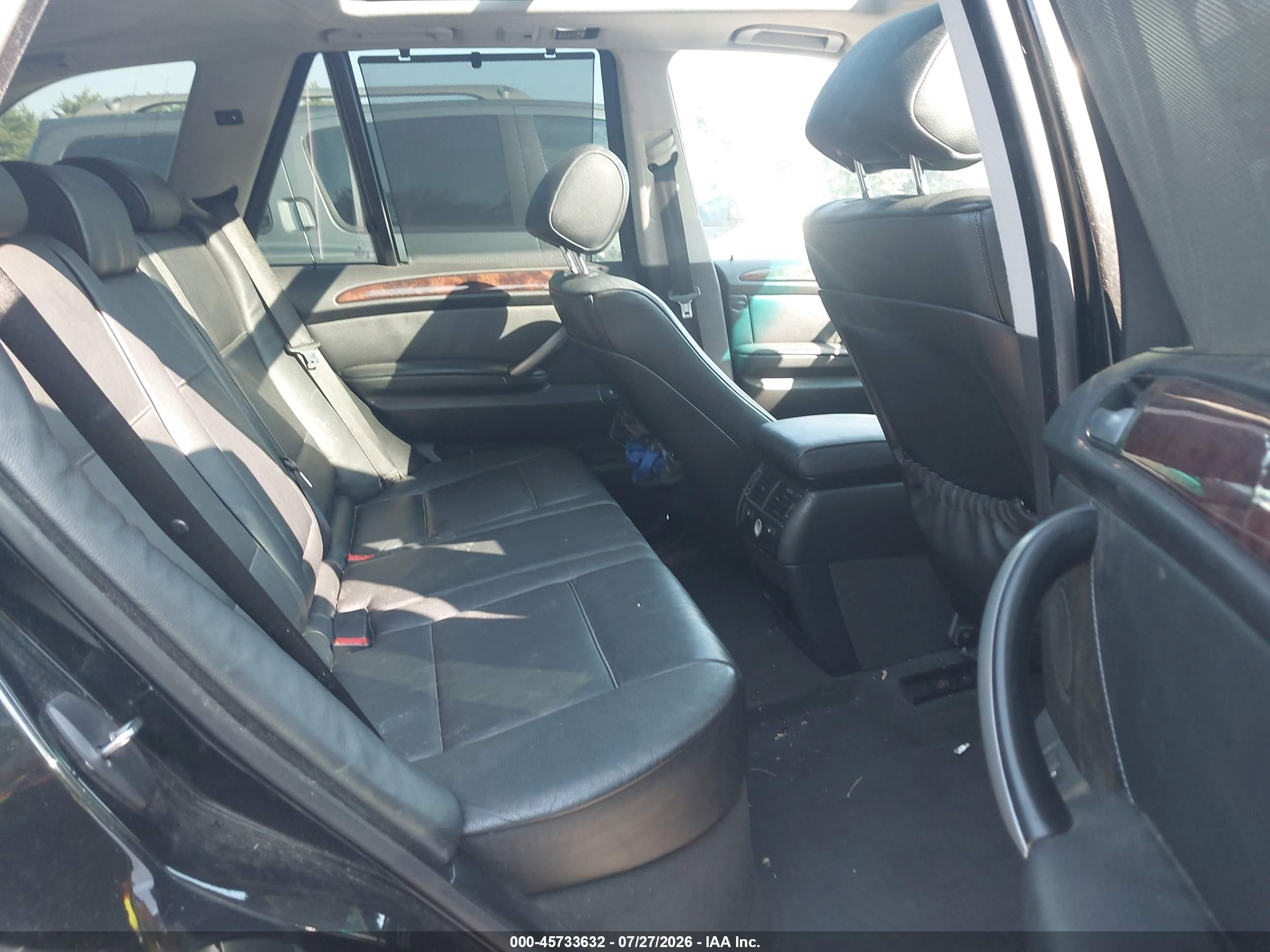 2006 Bmw X5 4.4i Черный vin: 5UXFB53556LV28616