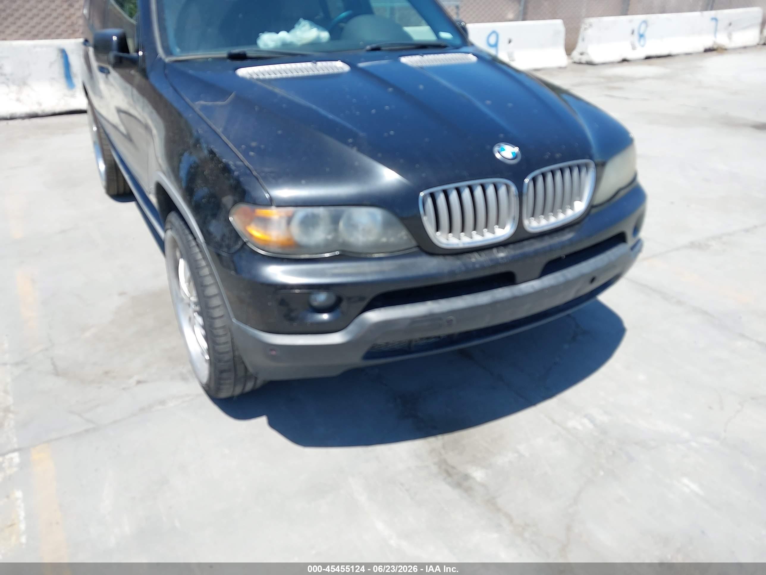 2006 Bmw X5 4.4i Black vin: 5UXFB53566LV22307