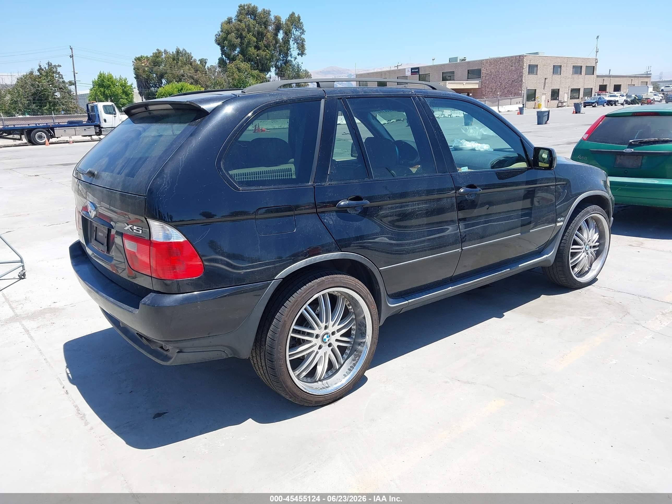 2006 Bmw X5 4.4i Black vin: 5UXFB53566LV22307