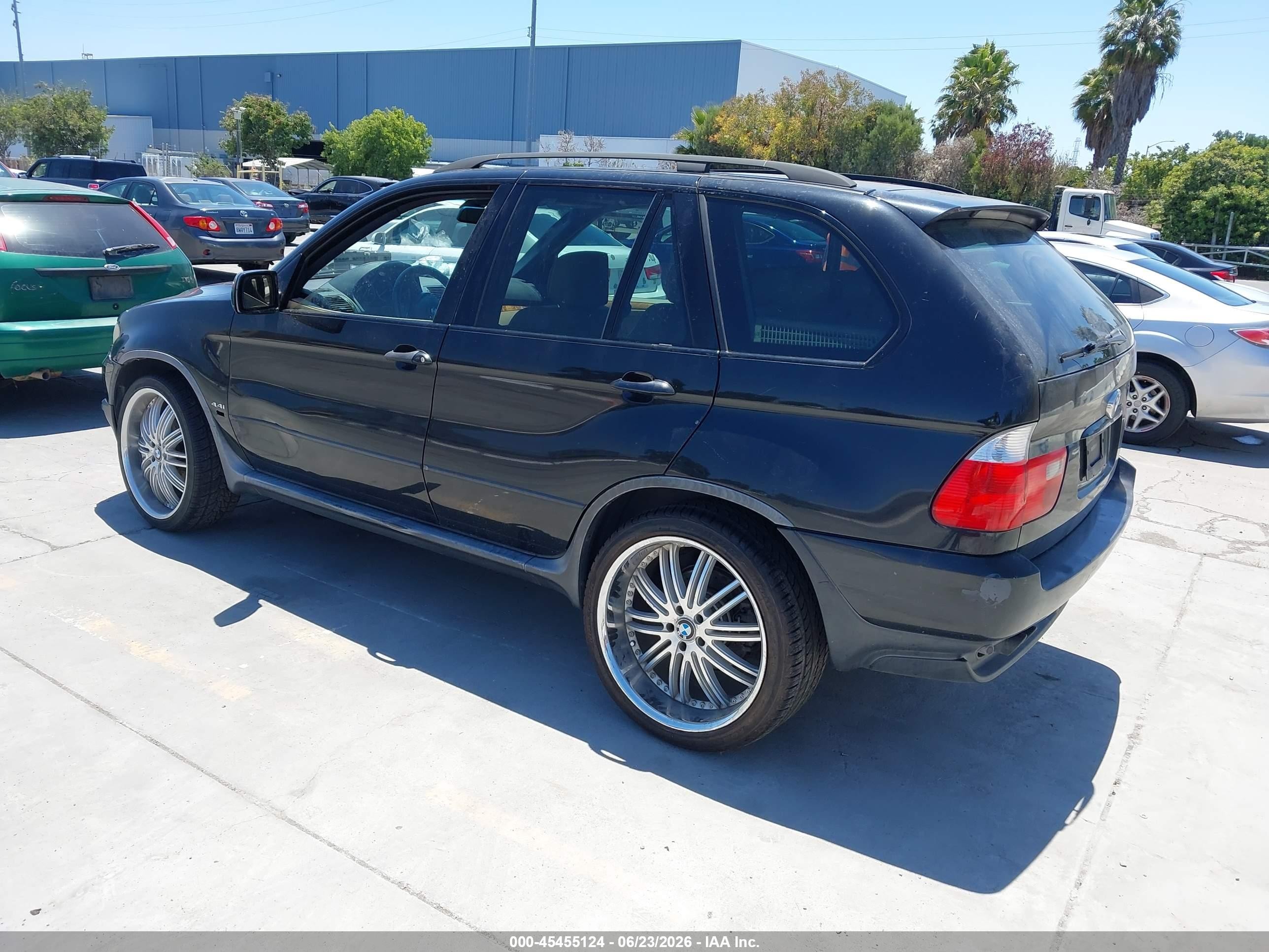 2006 Bmw X5 4.4i Black vin: 5UXFB53566LV22307
