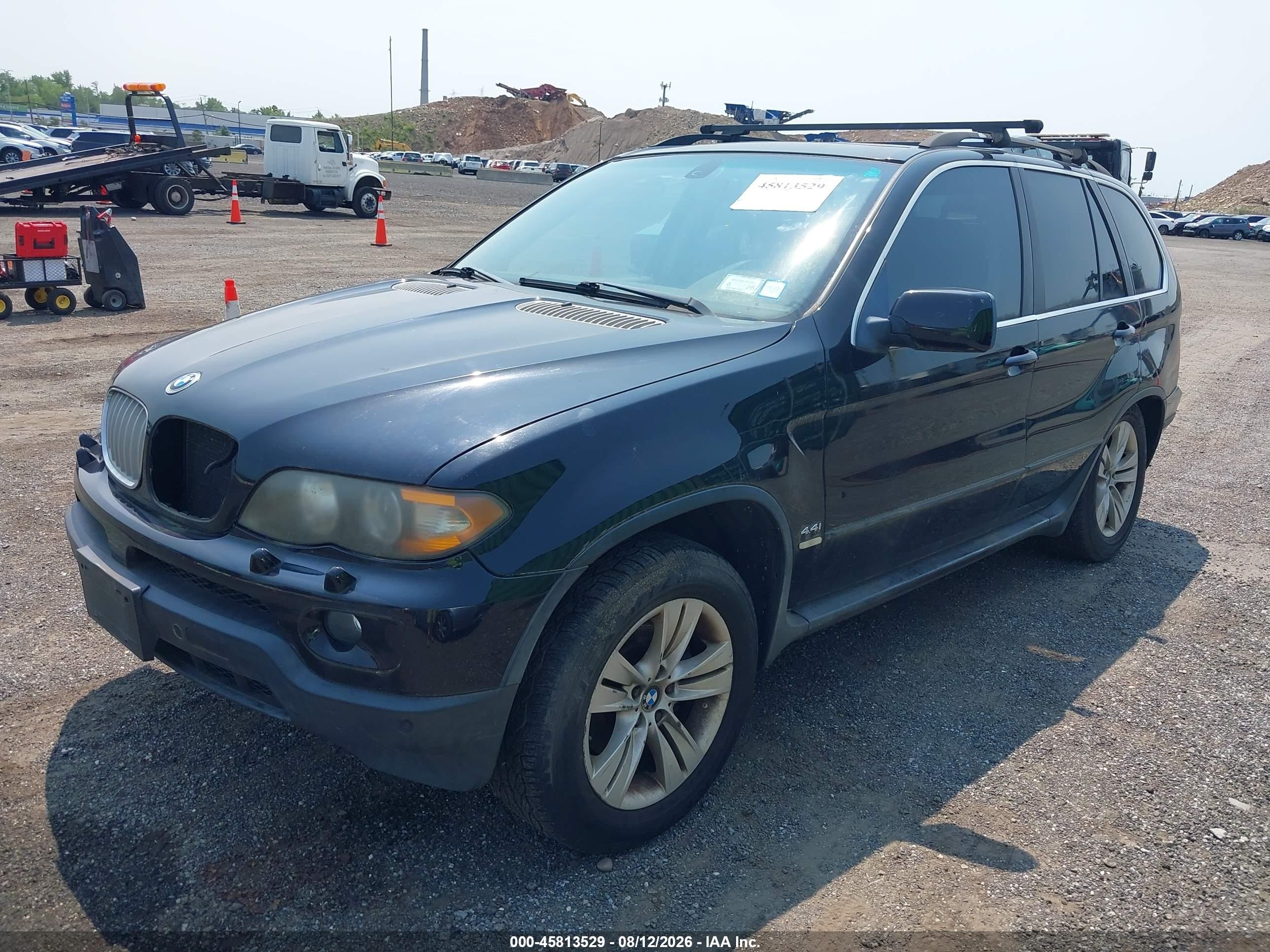 2005 Bmw X5 4.4i Black vin: 5UXFB53575LV16403