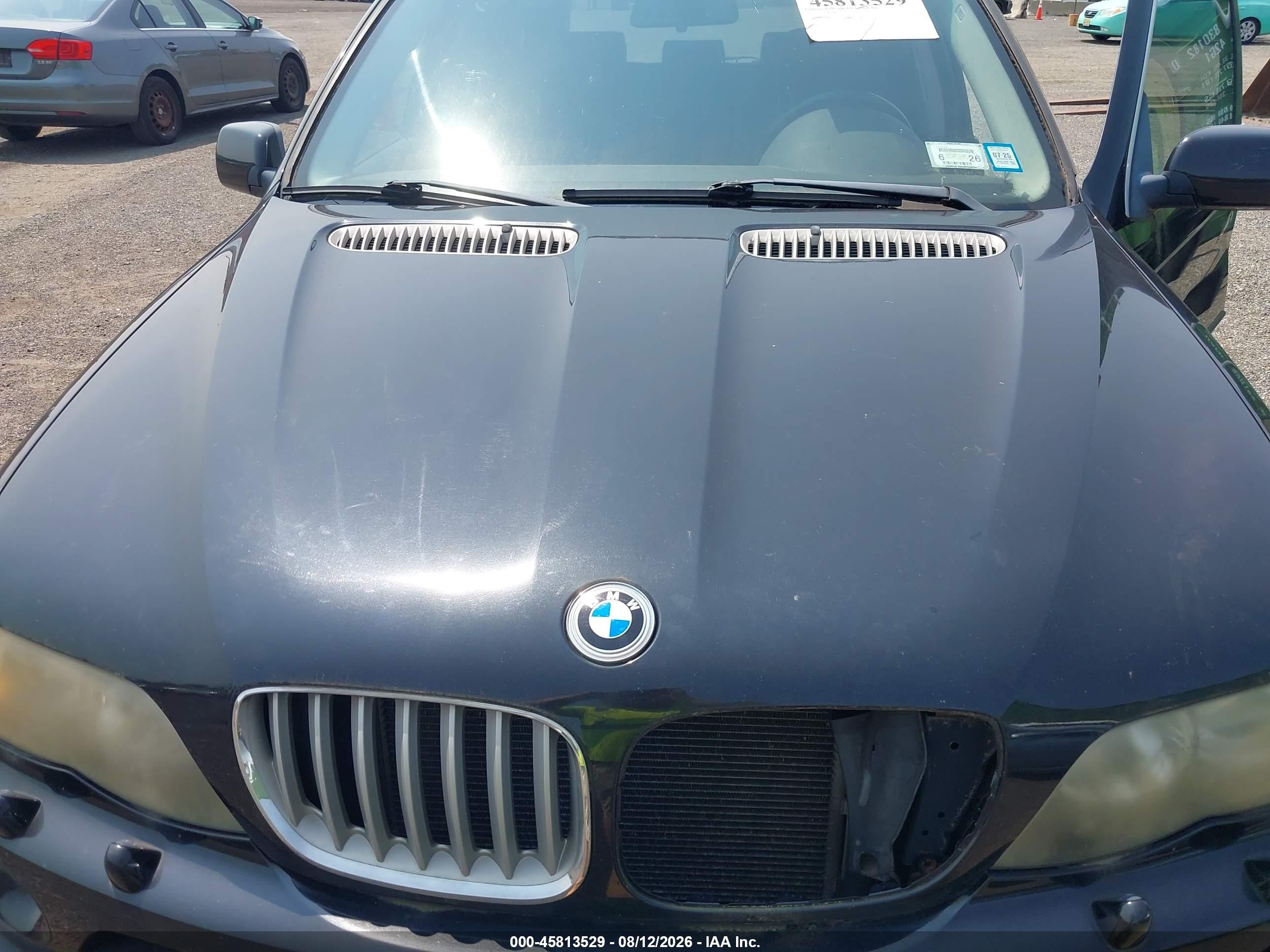 2005 Bmw X5 4.4i Black vin: 5UXFB53575LV16403