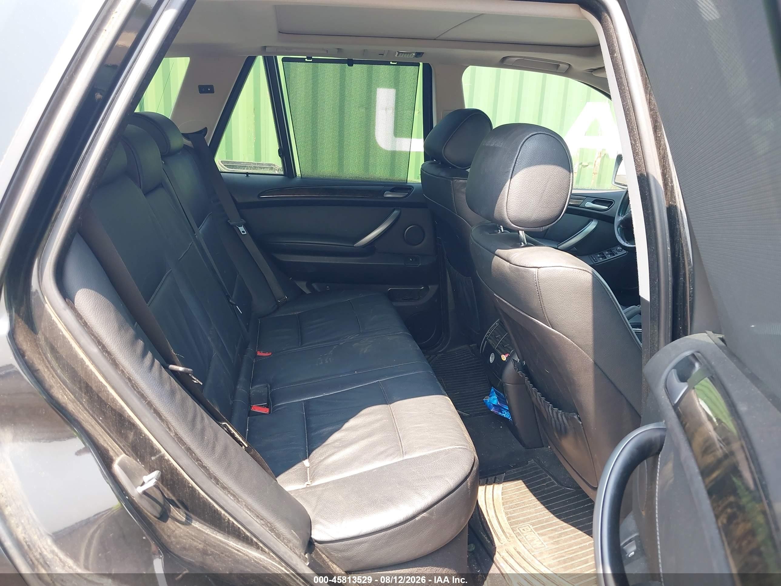 2005 Bmw X5 4.4i Black vin: 5UXFB53575LV16403