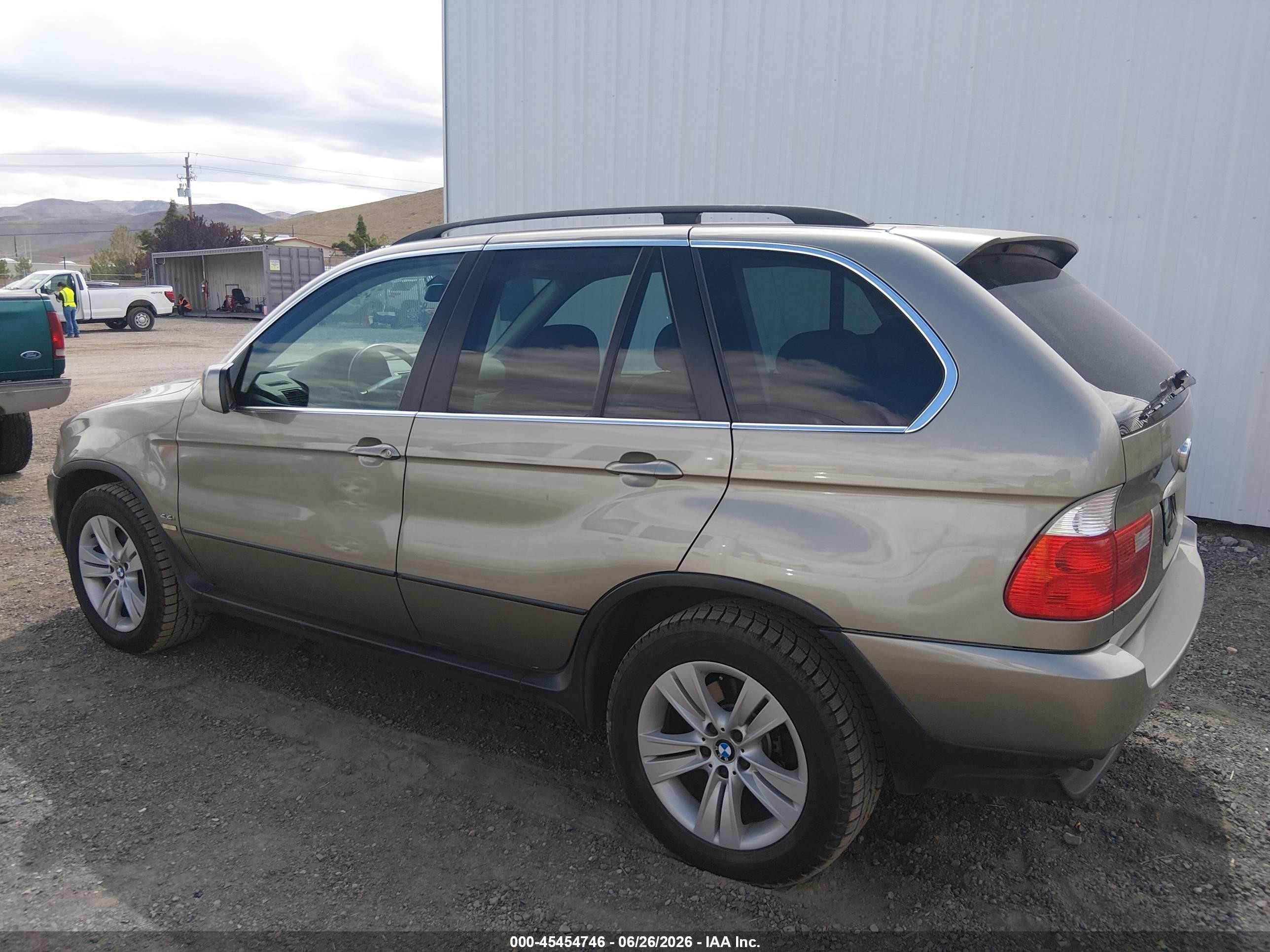 2006 Bmw X5 4.4i Gray vin: 5UXFB53576LV27063
