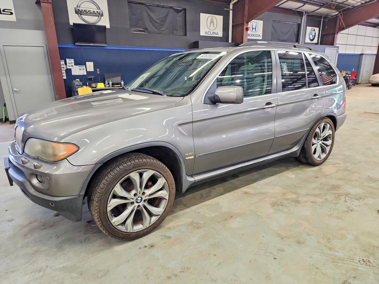 2005 Bmw X5 Gray vin: 5UXFB53585LV17933