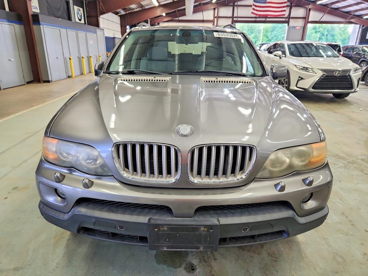 2005 Bmw X5 Gray vin: 5UXFB53585LV17933
