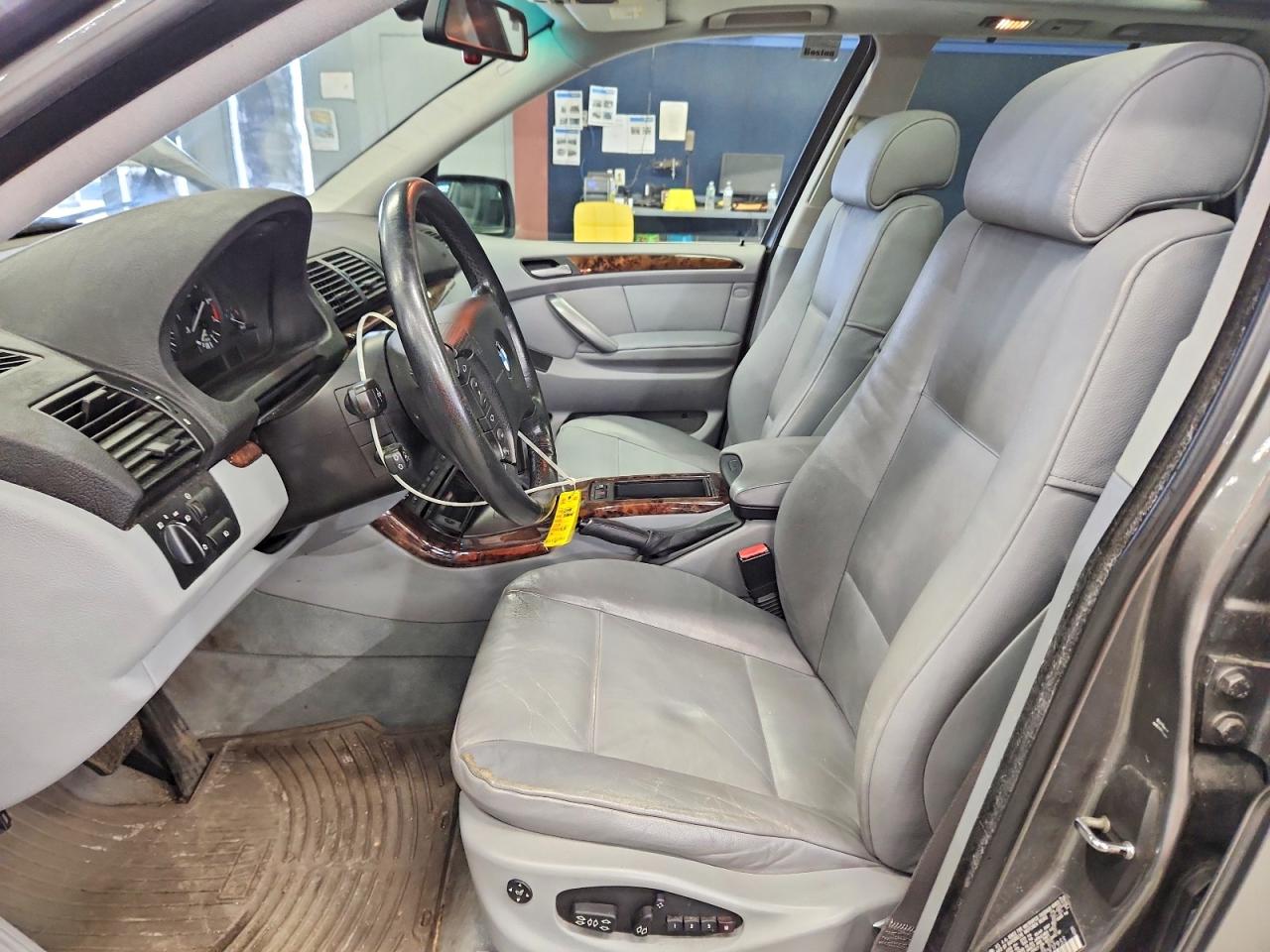 2005 Bmw X5 Gray vin: 5UXFB53585LV17933