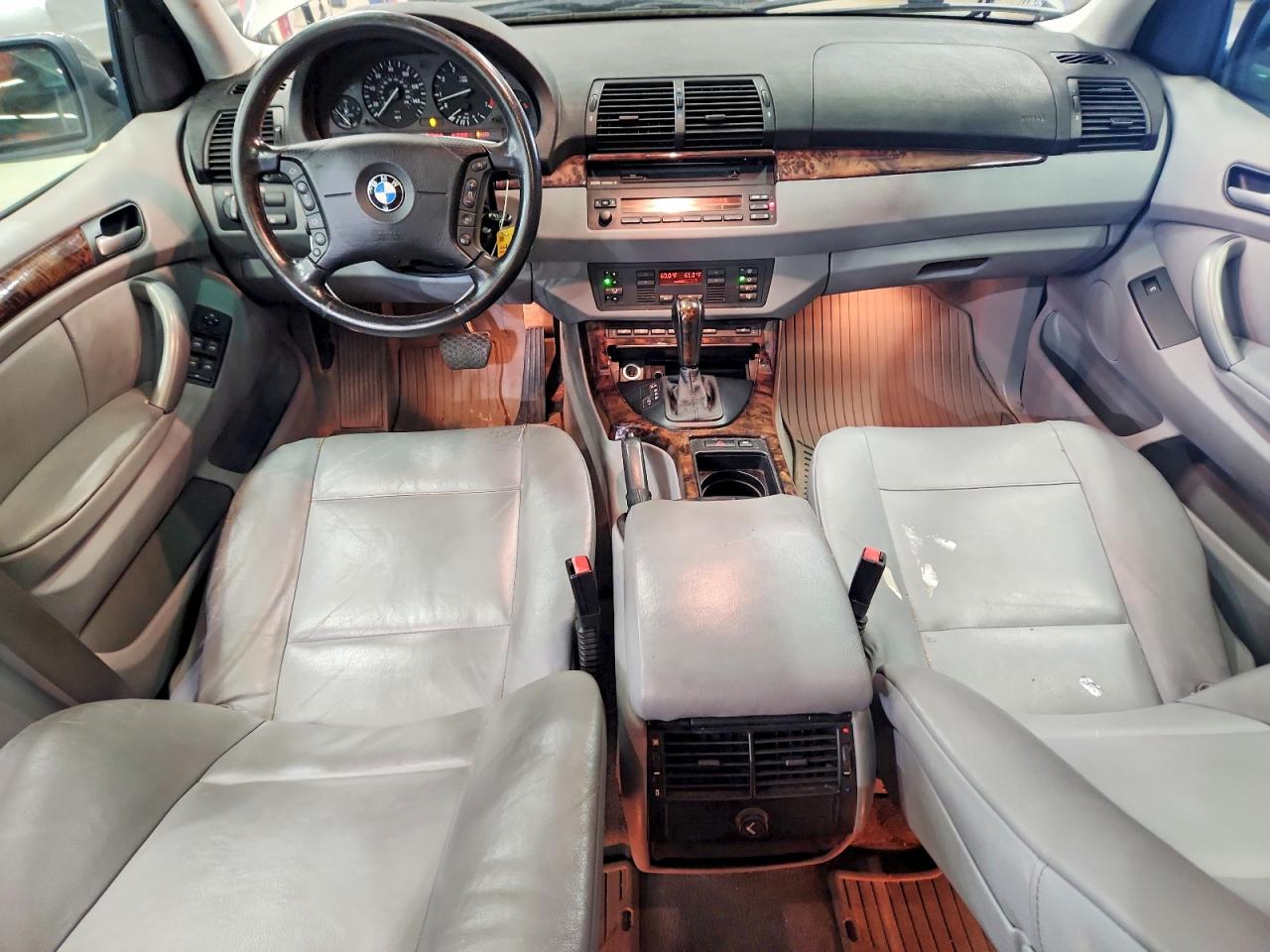 2005 Bmw X5 Gray vin: 5UXFB53585LV17933