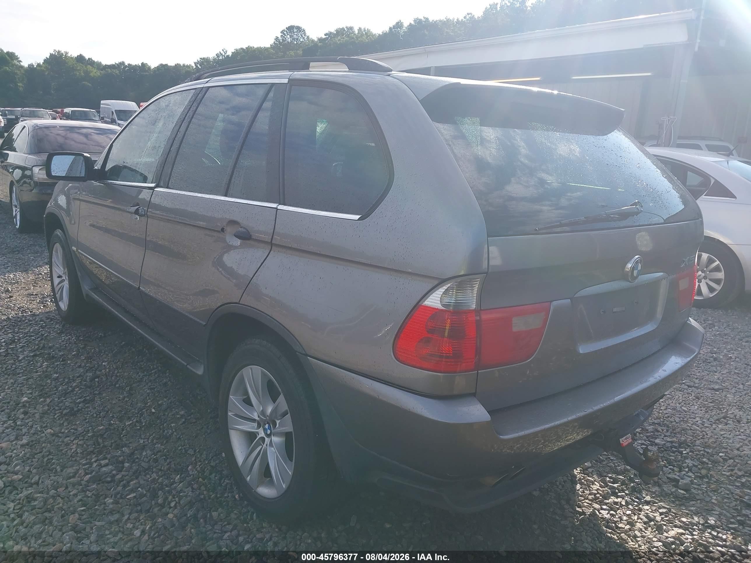 2004 Bmw X5 4.4i Gray vin: 5UXFB53594LV08060