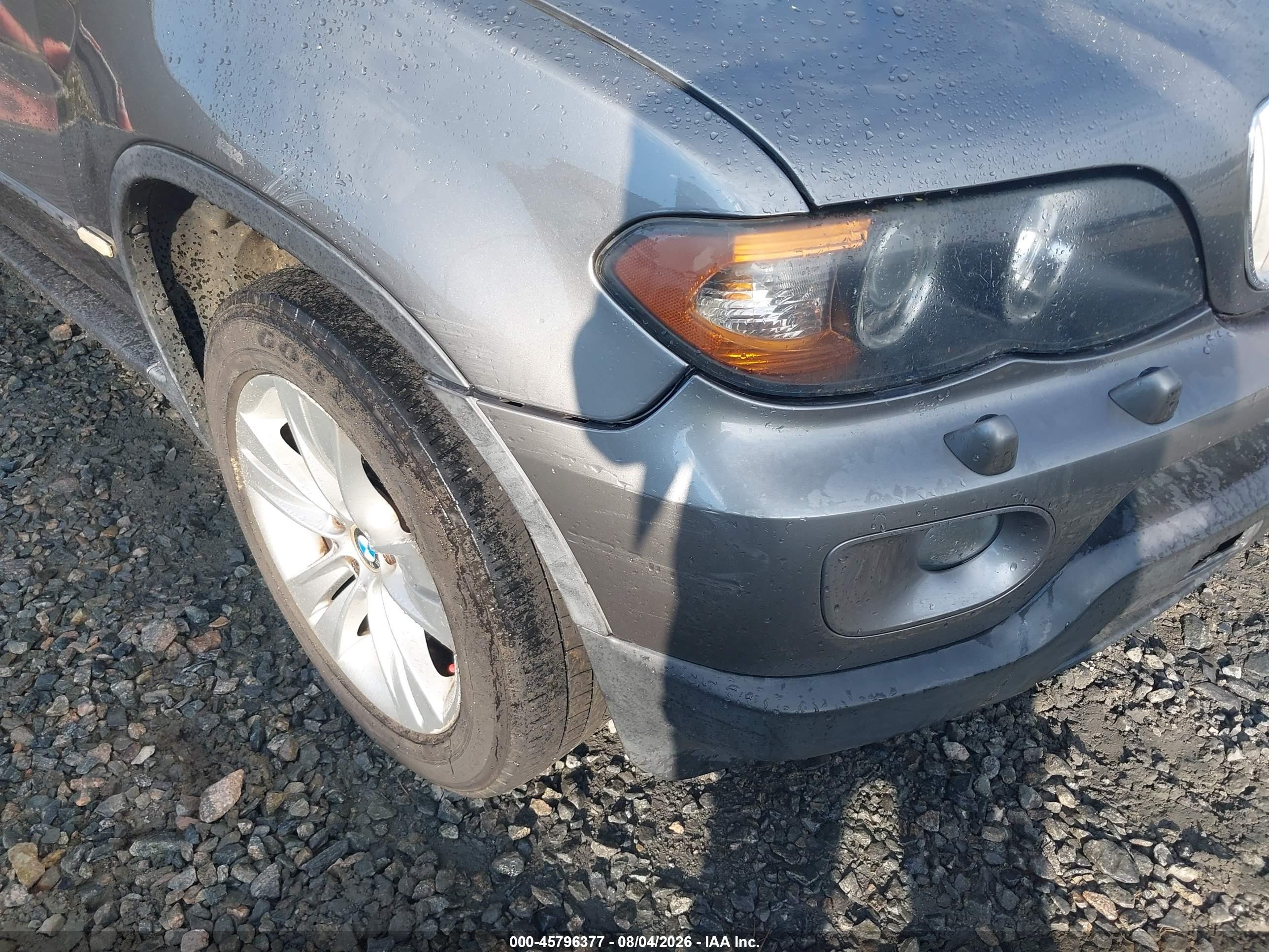 2004 Bmw X5 4.4i Gray vin: 5UXFB53594LV08060