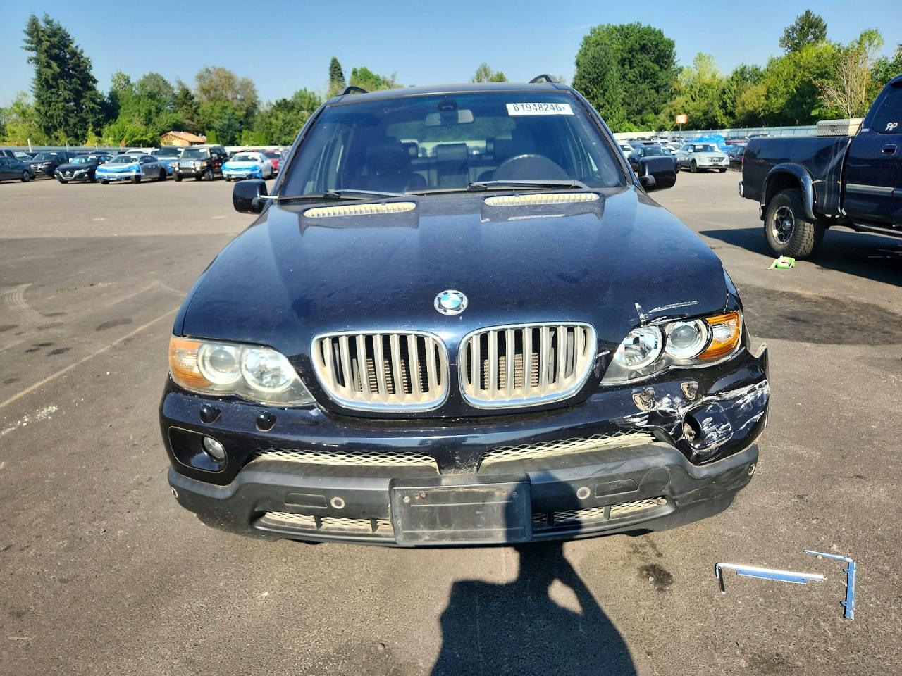 2004 Bmw X5 4.4i Black vin: 5UXFB53594LV08463
