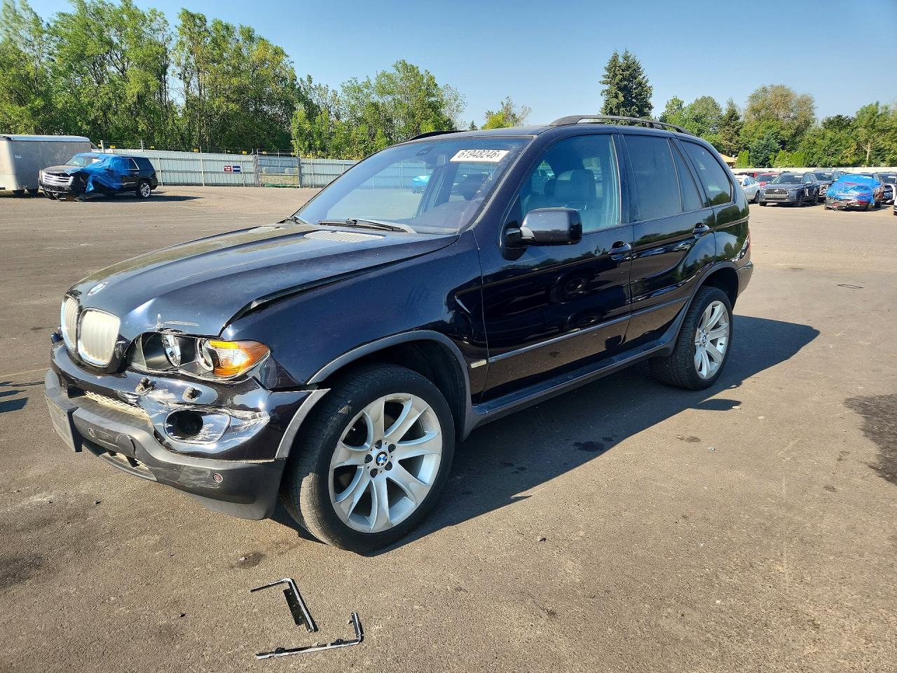2004 Bmw X5 4.4i Black vin: 5UXFB53594LV08463