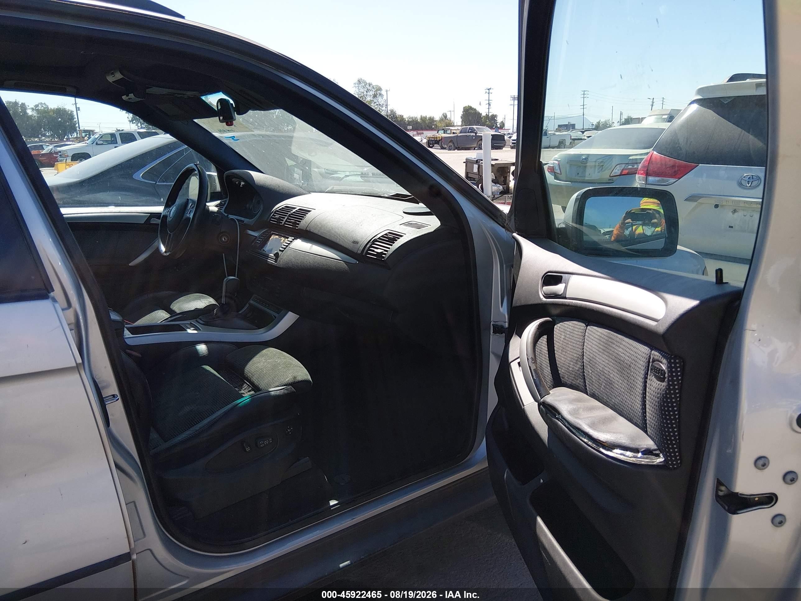 2002 Bmw X5 4.6is Silver vin: 5UXFB93532LN78917