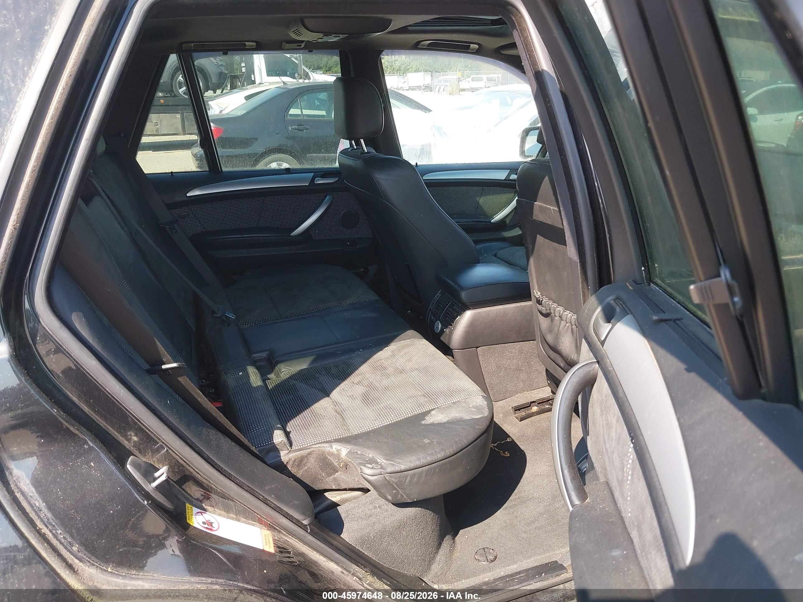 2002 Bmw X5 4.6is Black vin: 5UXFB93542LN78621