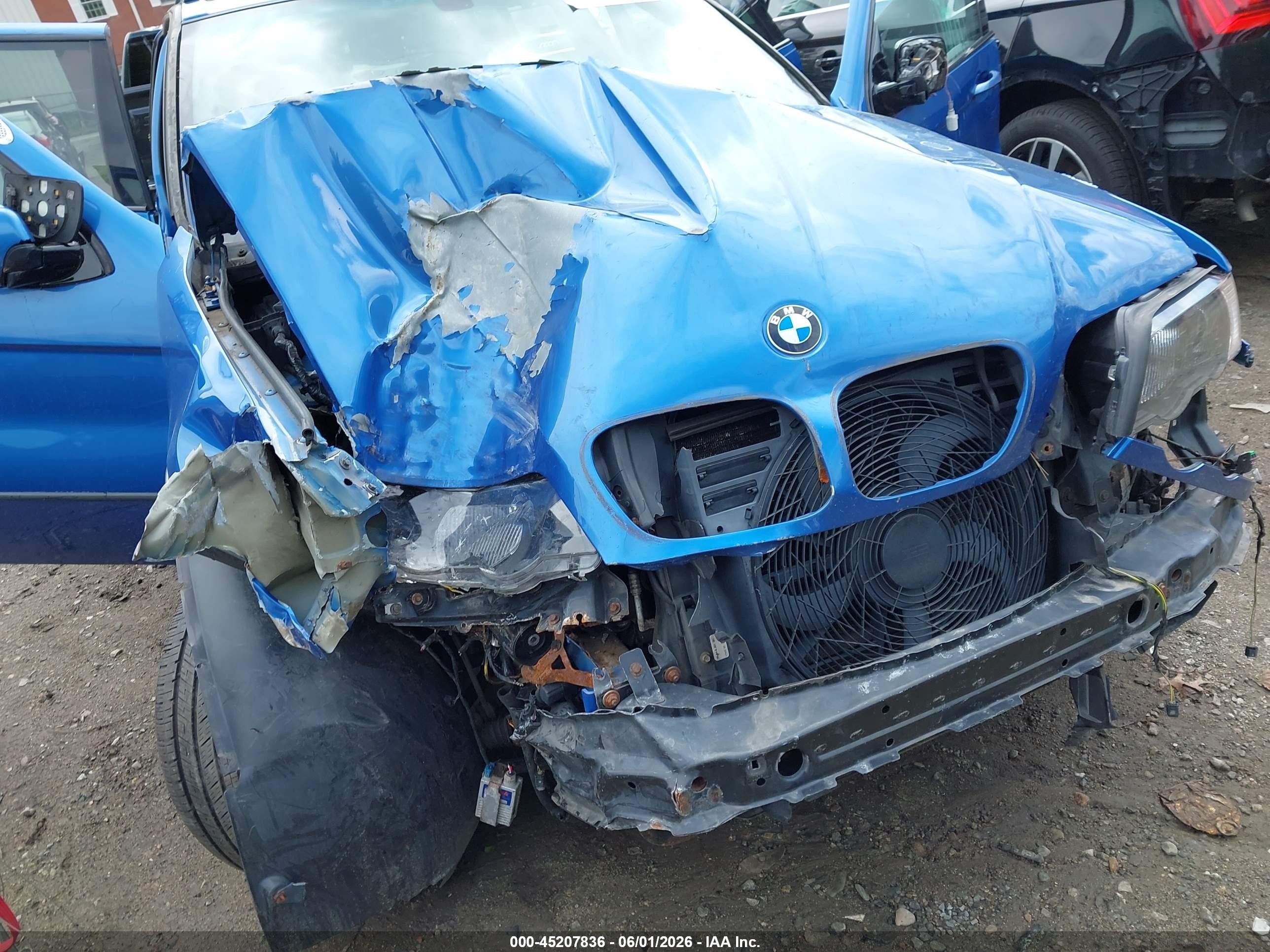 2003 Bmw X5 4.6is Blue vin: 5UXFB93583LN80227