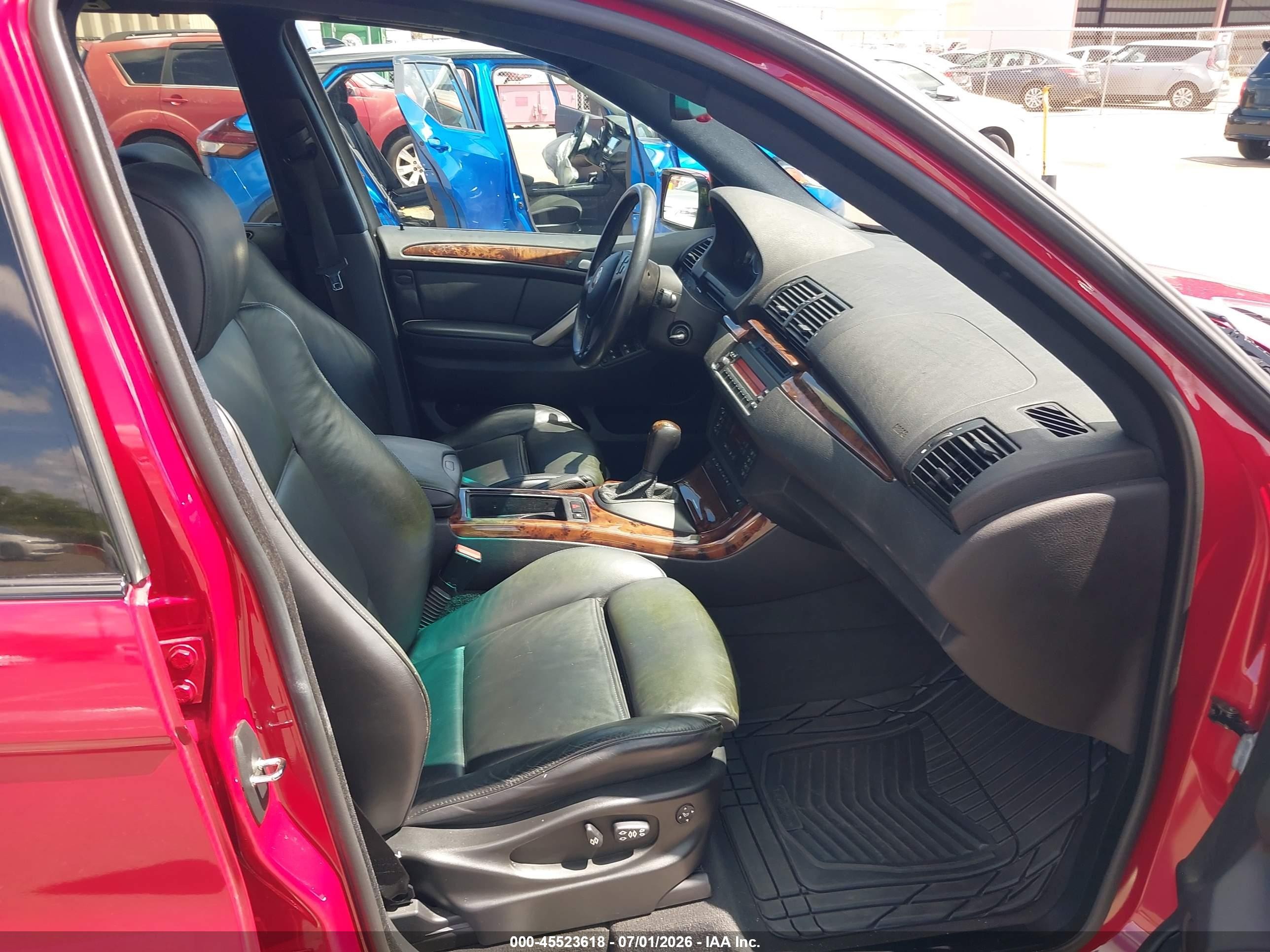 2003 Bmw X5 4.6is Red vin: 5UXFB93583LN81085
