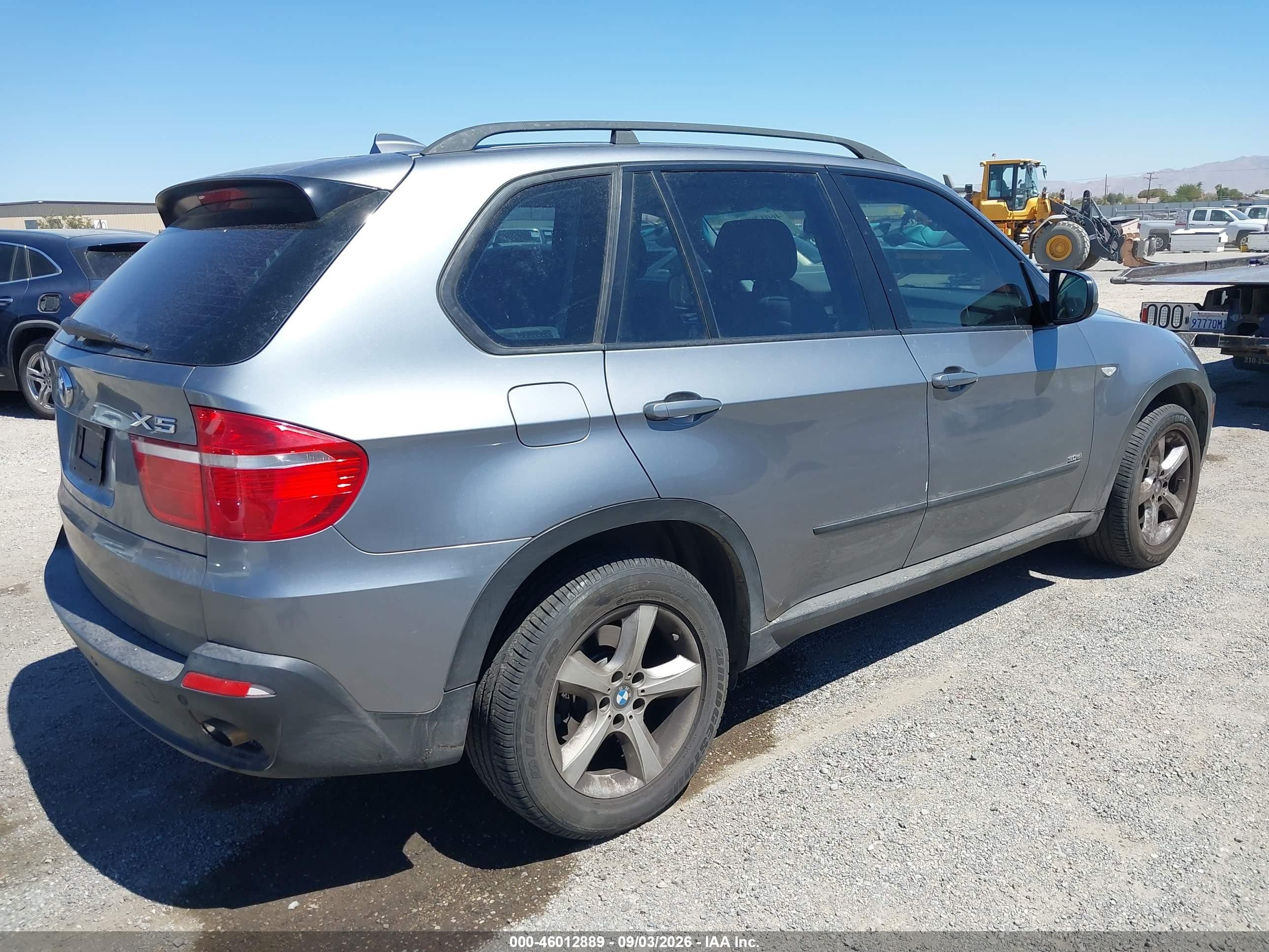2007 Bmw X5 3.0si Gray vin: 5UXFE43507L017561
