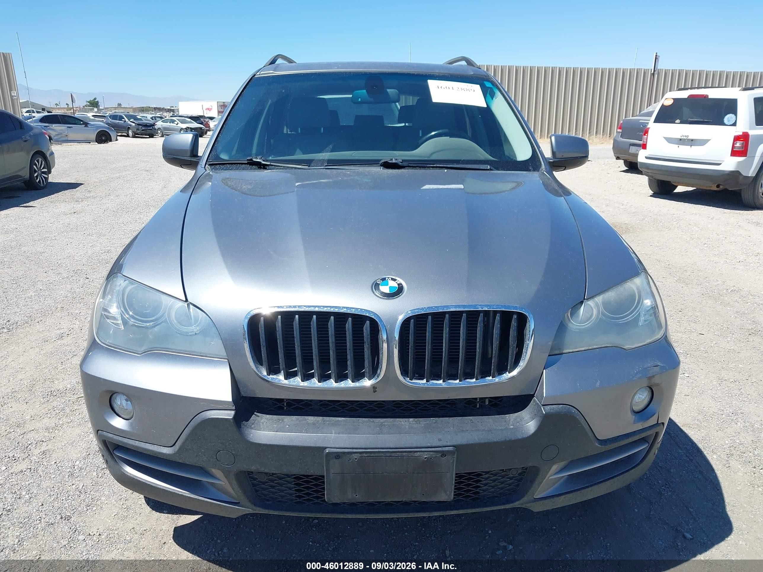 2007 Bmw X5 3.0si Gray vin: 5UXFE43507L017561