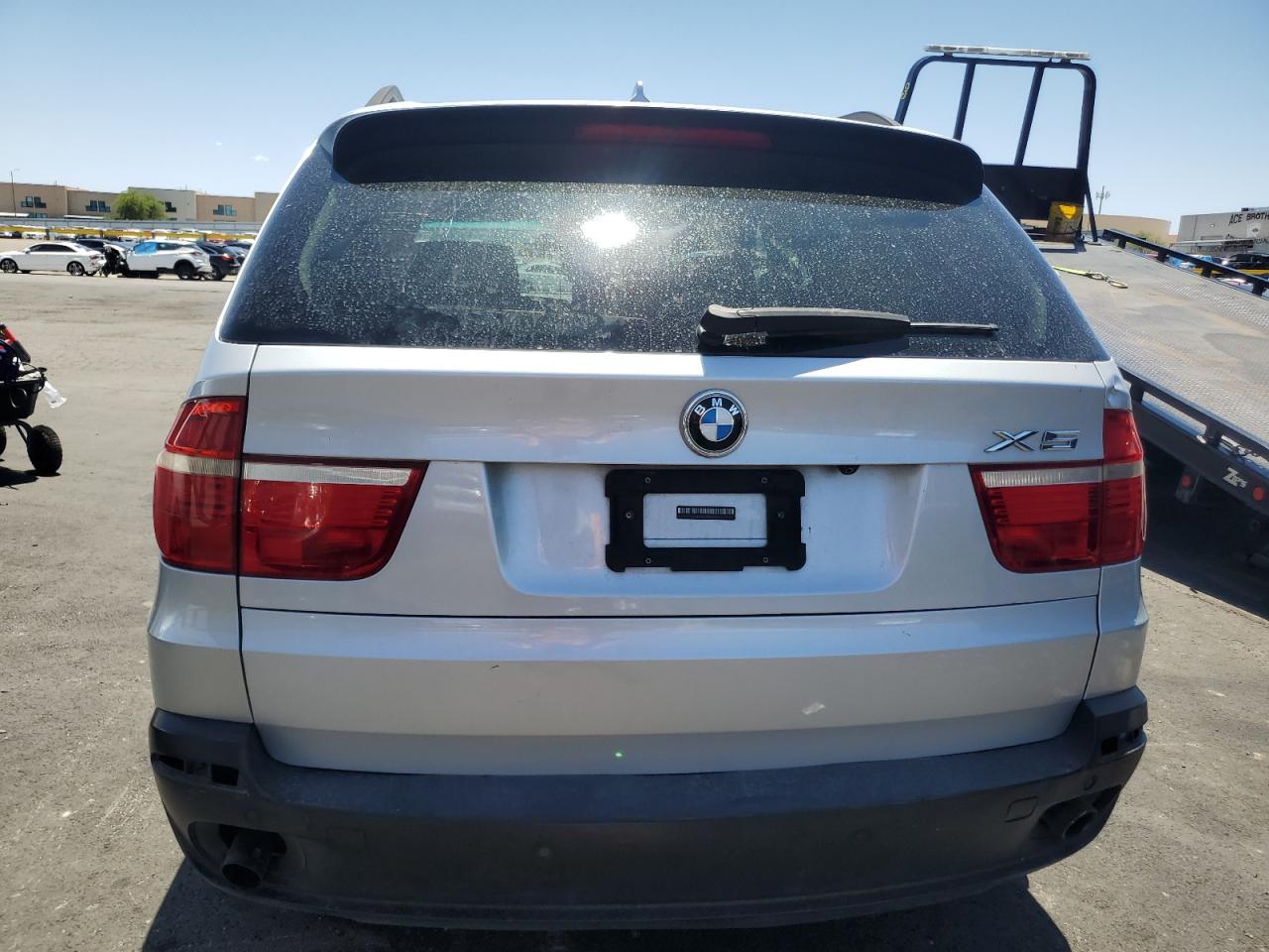2008 Bmw X5 3.0i Silver vin: 5UXFE43508L006349